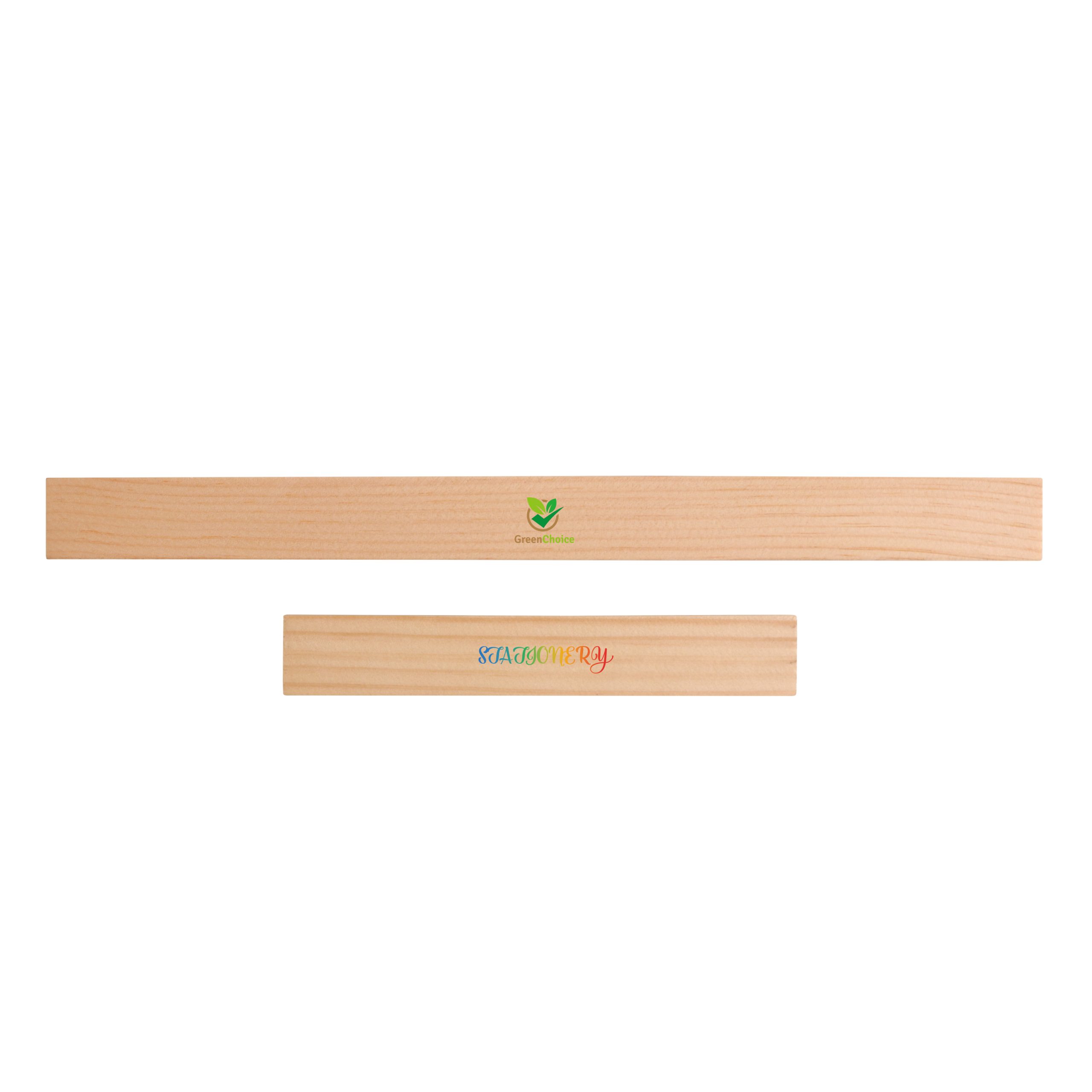 Dual Scale Wooden Ruler - Image 2