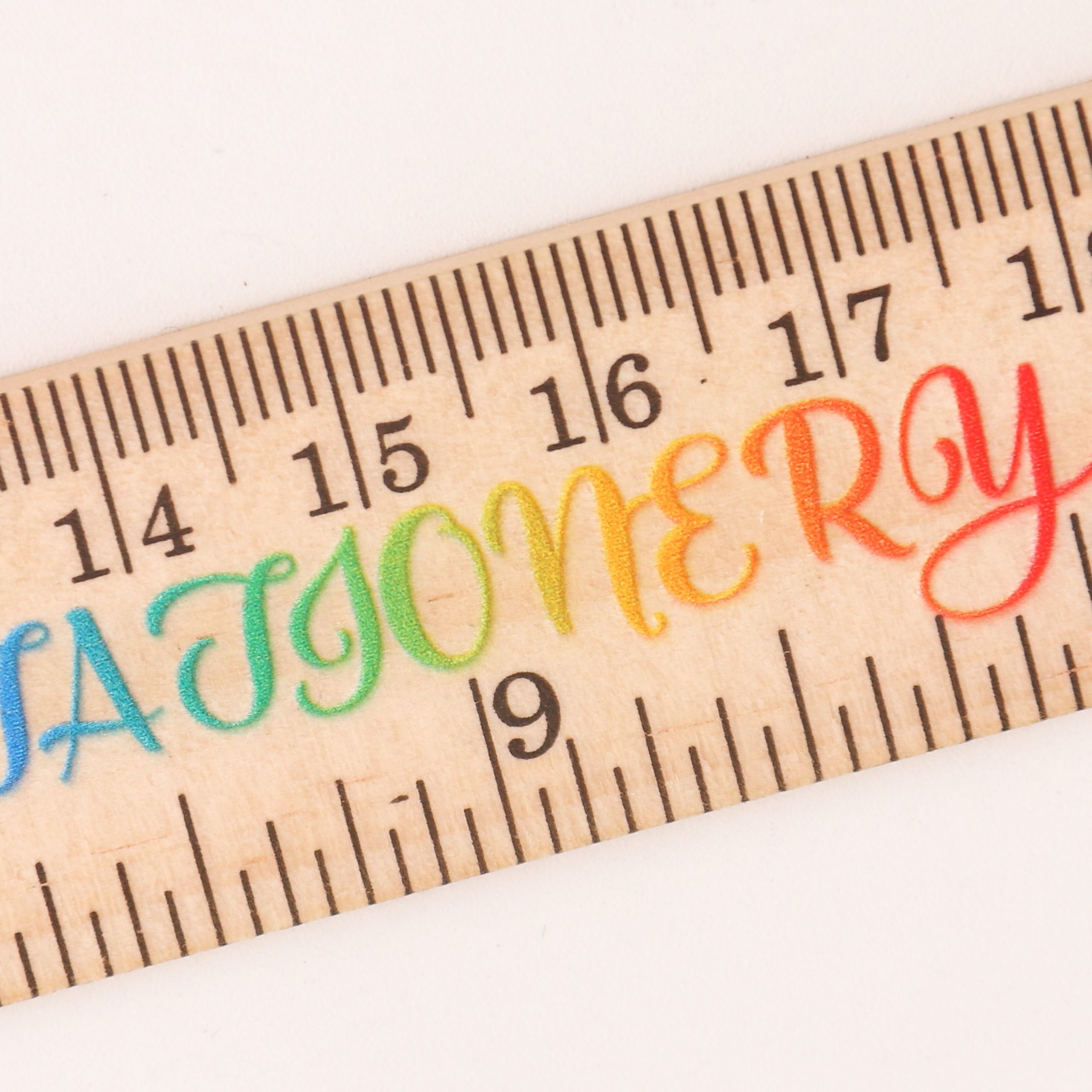 Dual Scale Wooden Ruler - Image 6