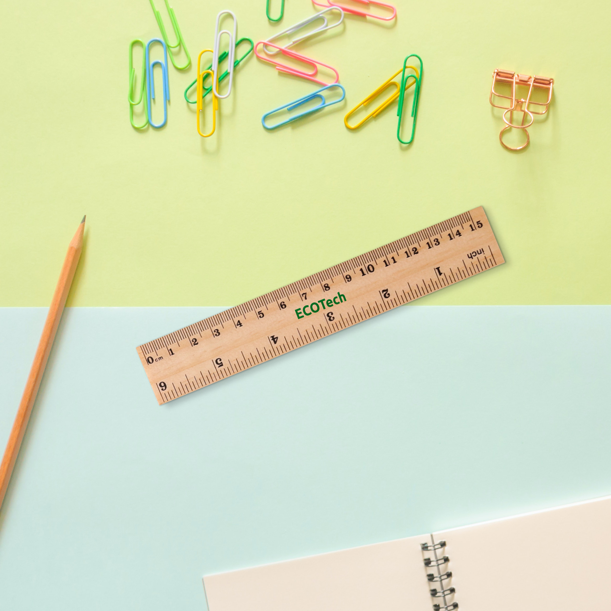 Dual Scale Wooden Ruler - Image 7