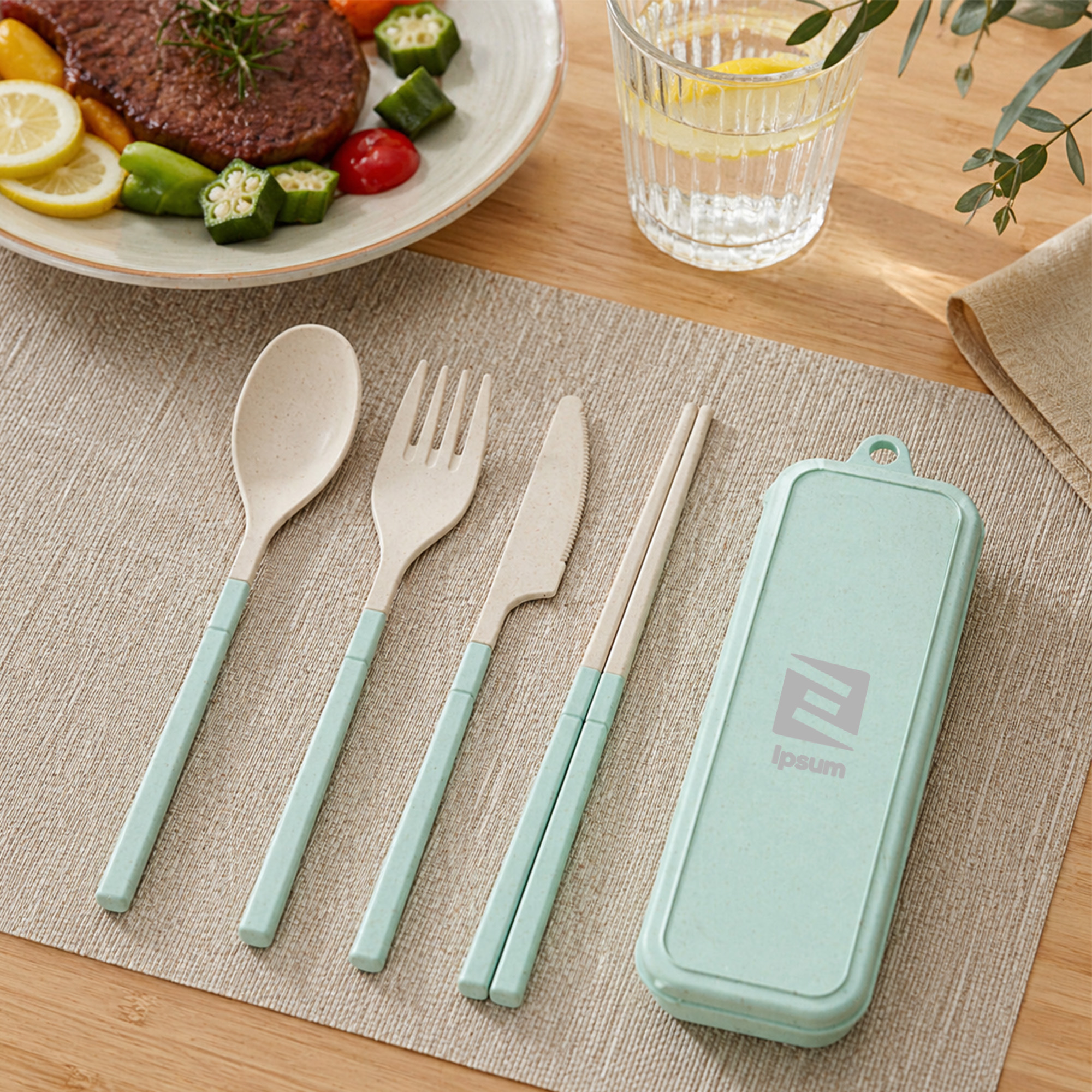 4 Pieces Travel Utensils Set - Image 13