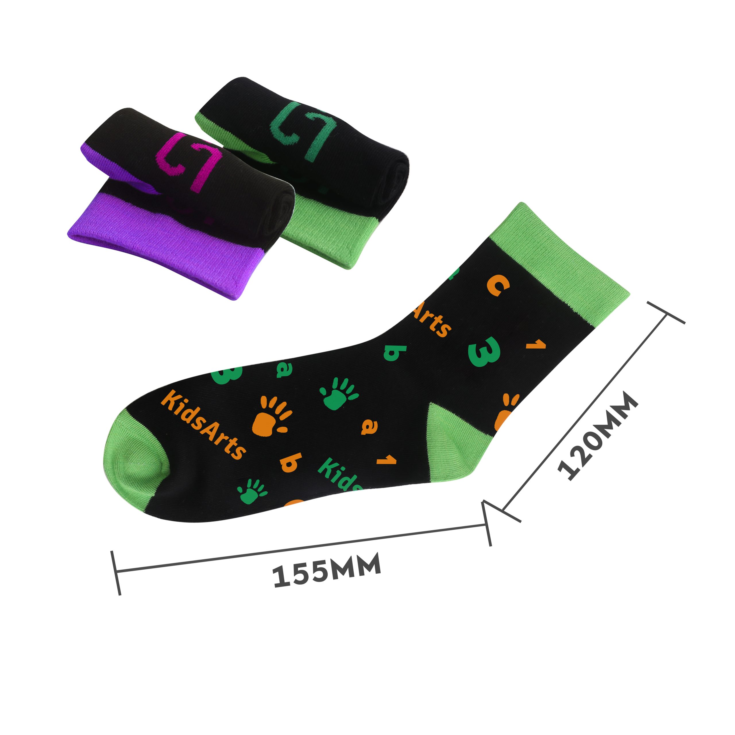 Crew Kids Custom Pattern Woven Bamboo Socks - Image 5