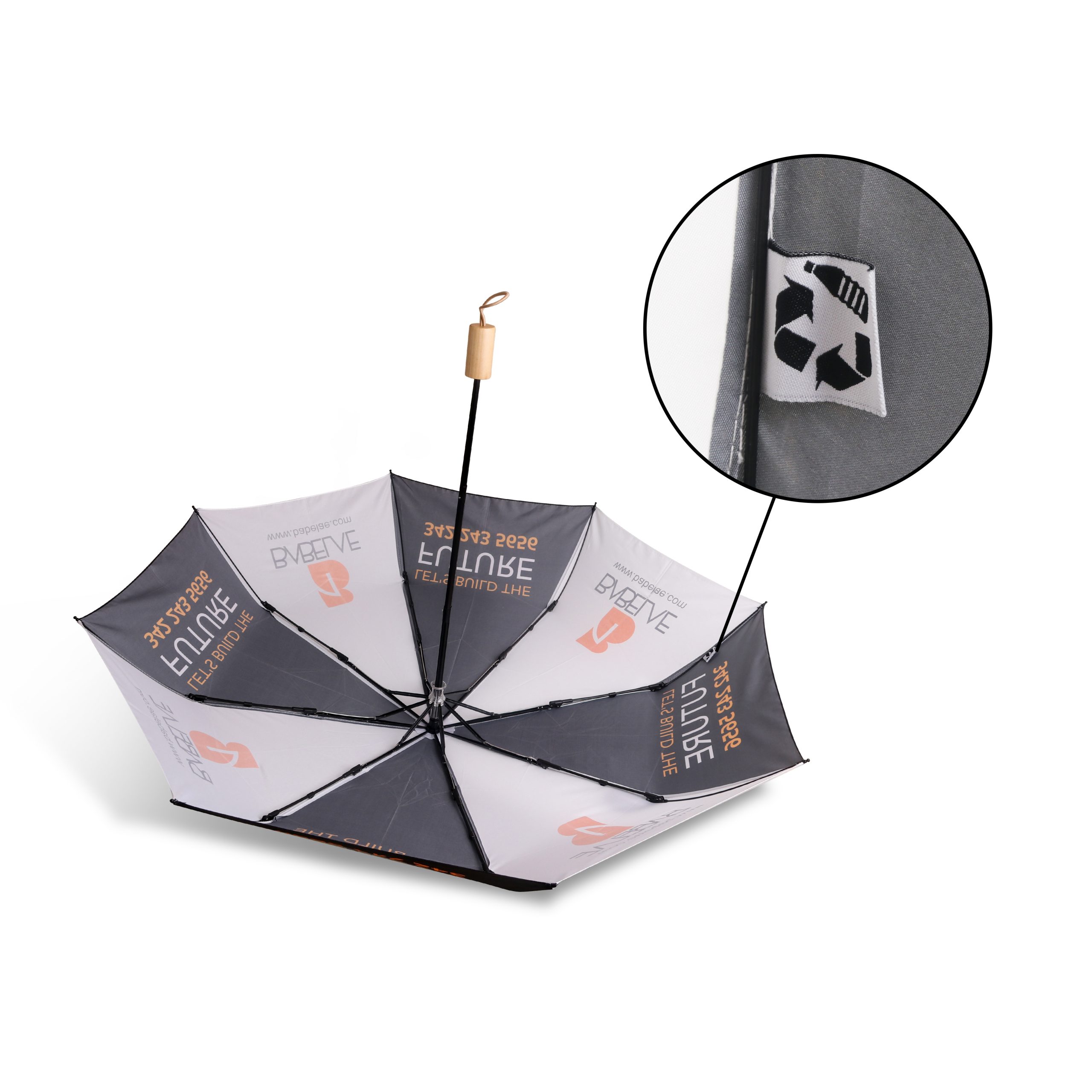 Regular Triple folding RPET umbrella - Image 6