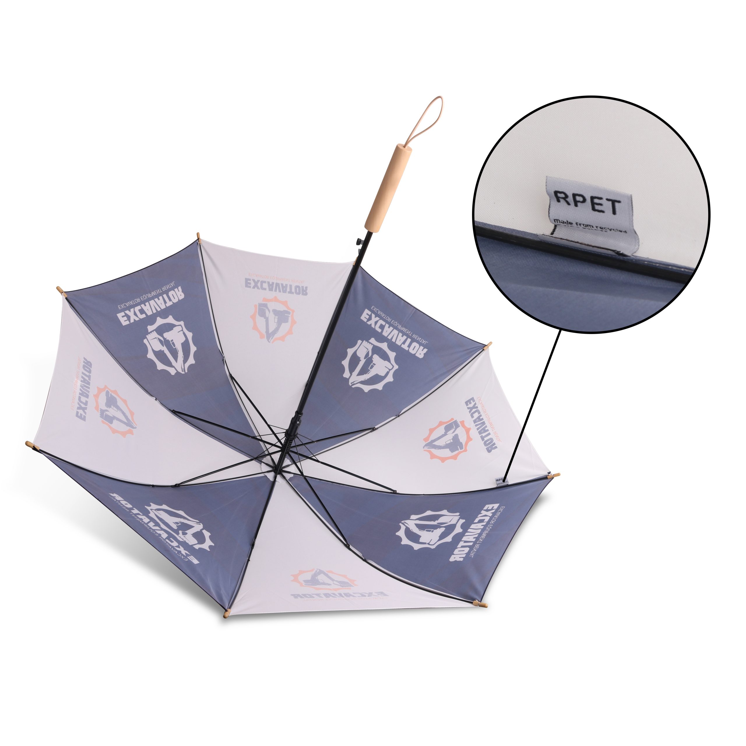 RPET Umbrella with Straight Handle - Image 5