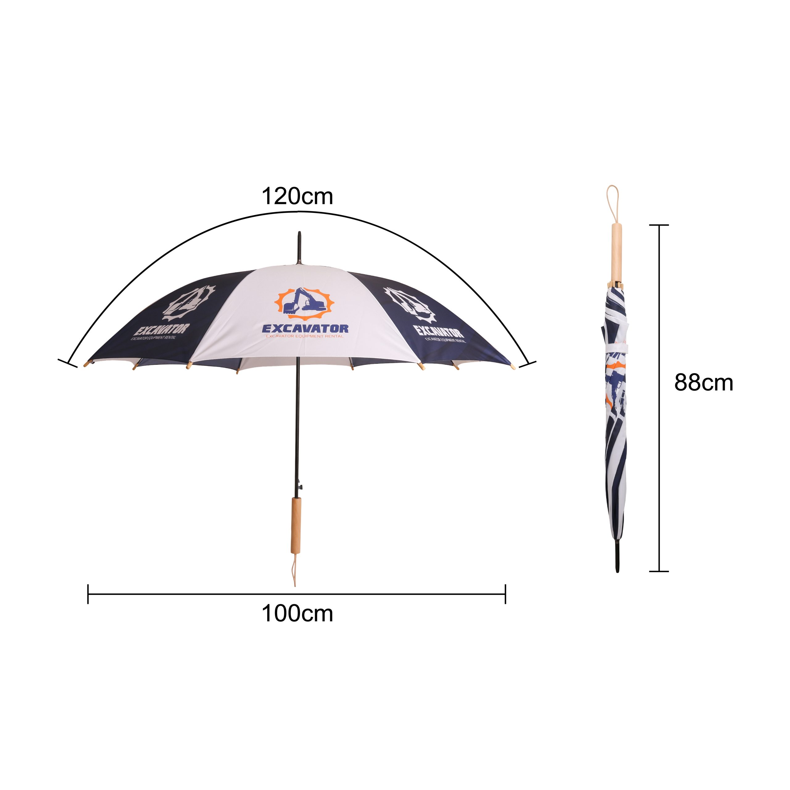 RPET Umbrella with Straight Handle - Image 4