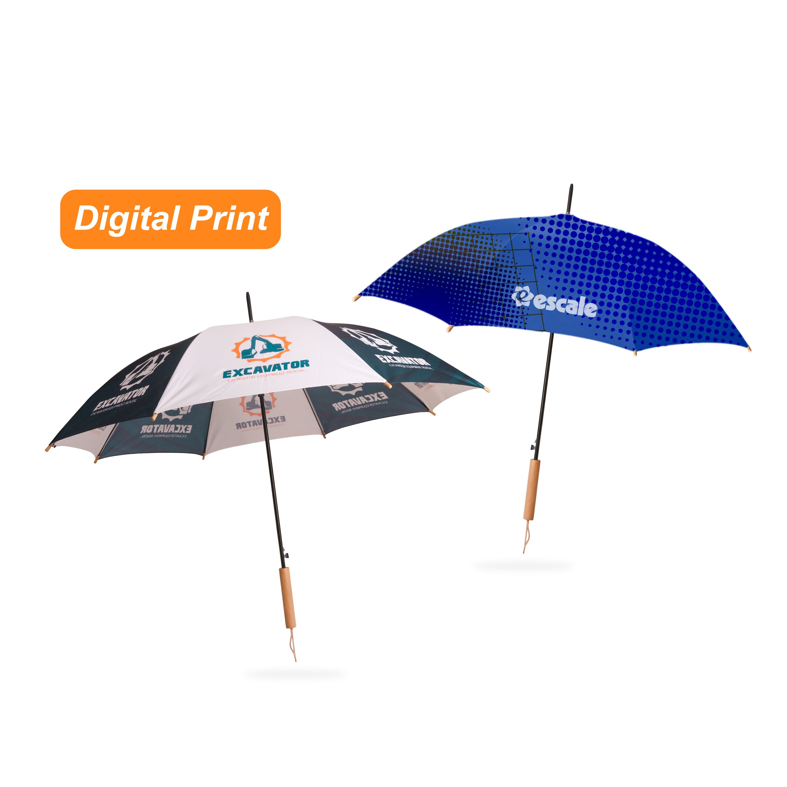 RPET Umbrella with Straight Handle - Image 2