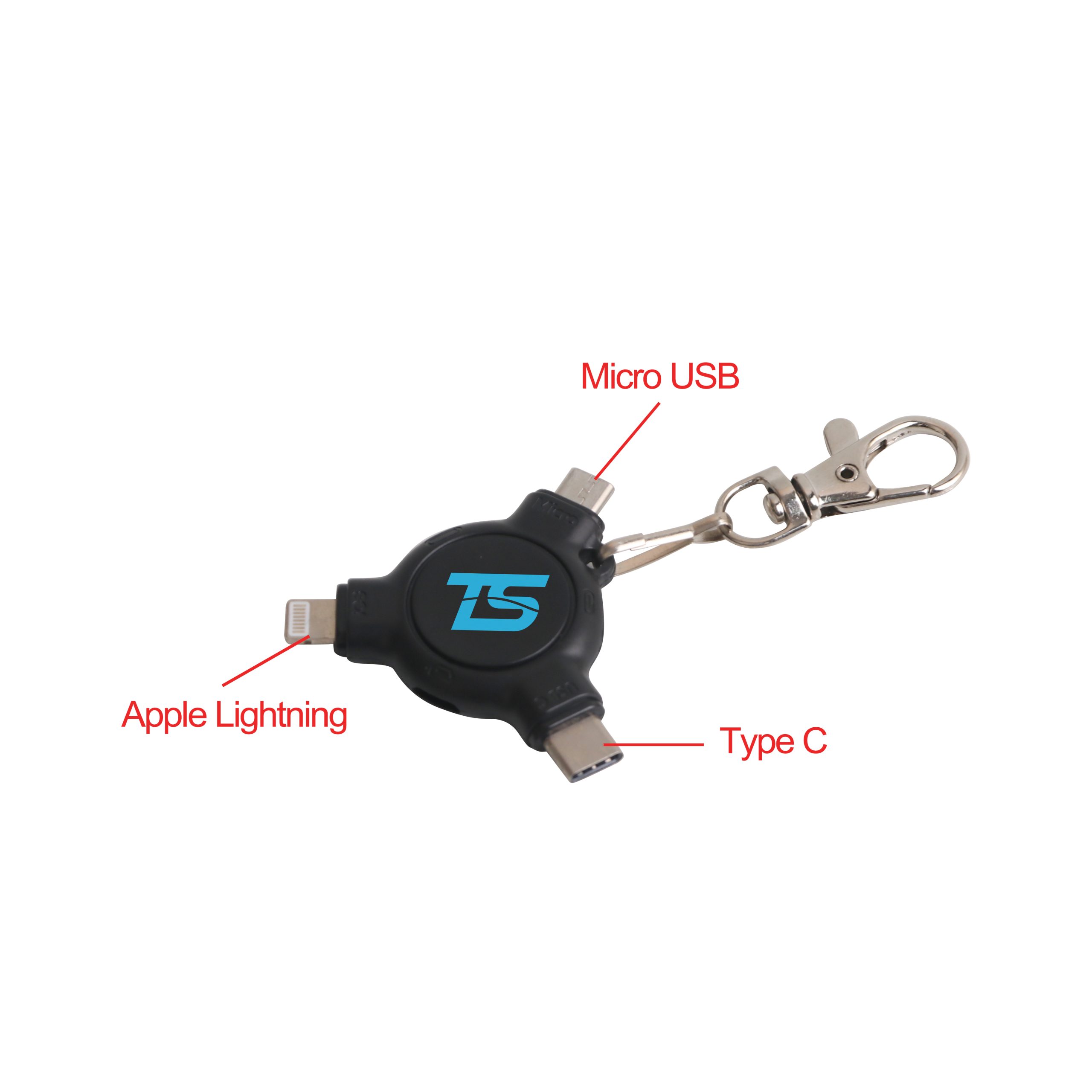 3-In-1 ABS Data Blocker with Keyring - Image 3