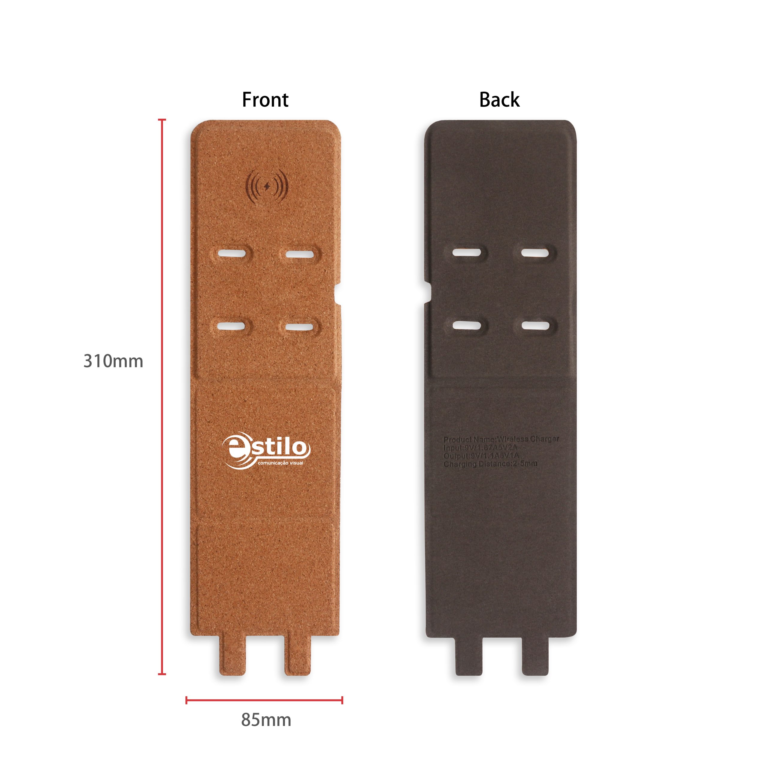 10W Stand Cork Wireless Charger - Image 3