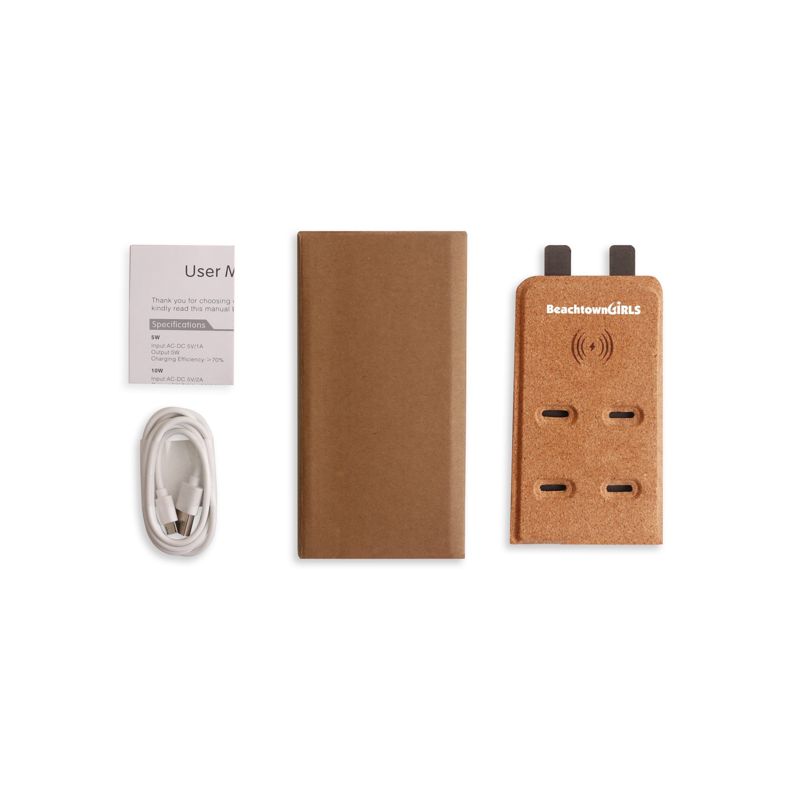 10W Stand Cork Wireless Charger - Image 6