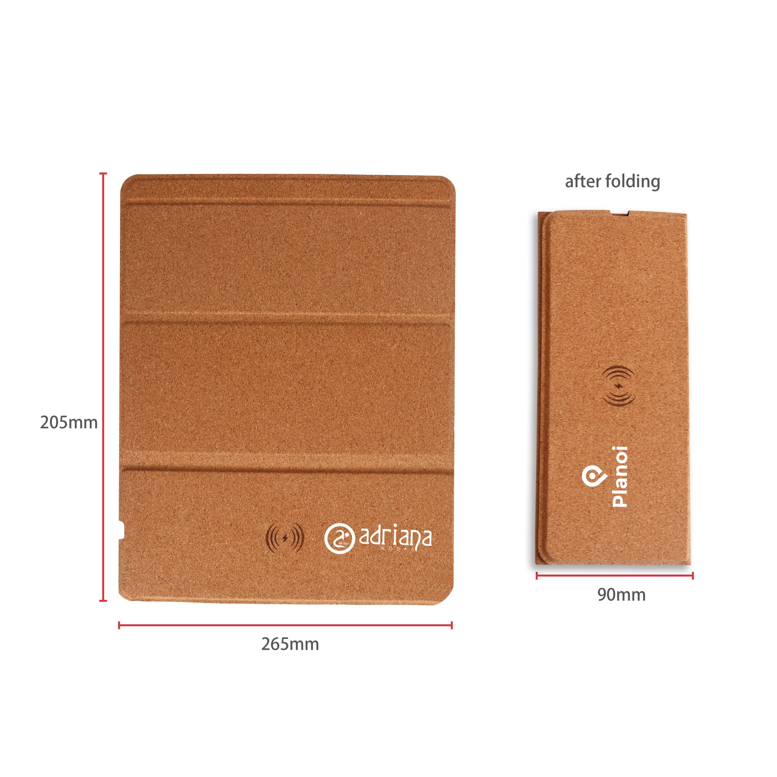 10W Foldable Cork Wireless Charger - Image 4