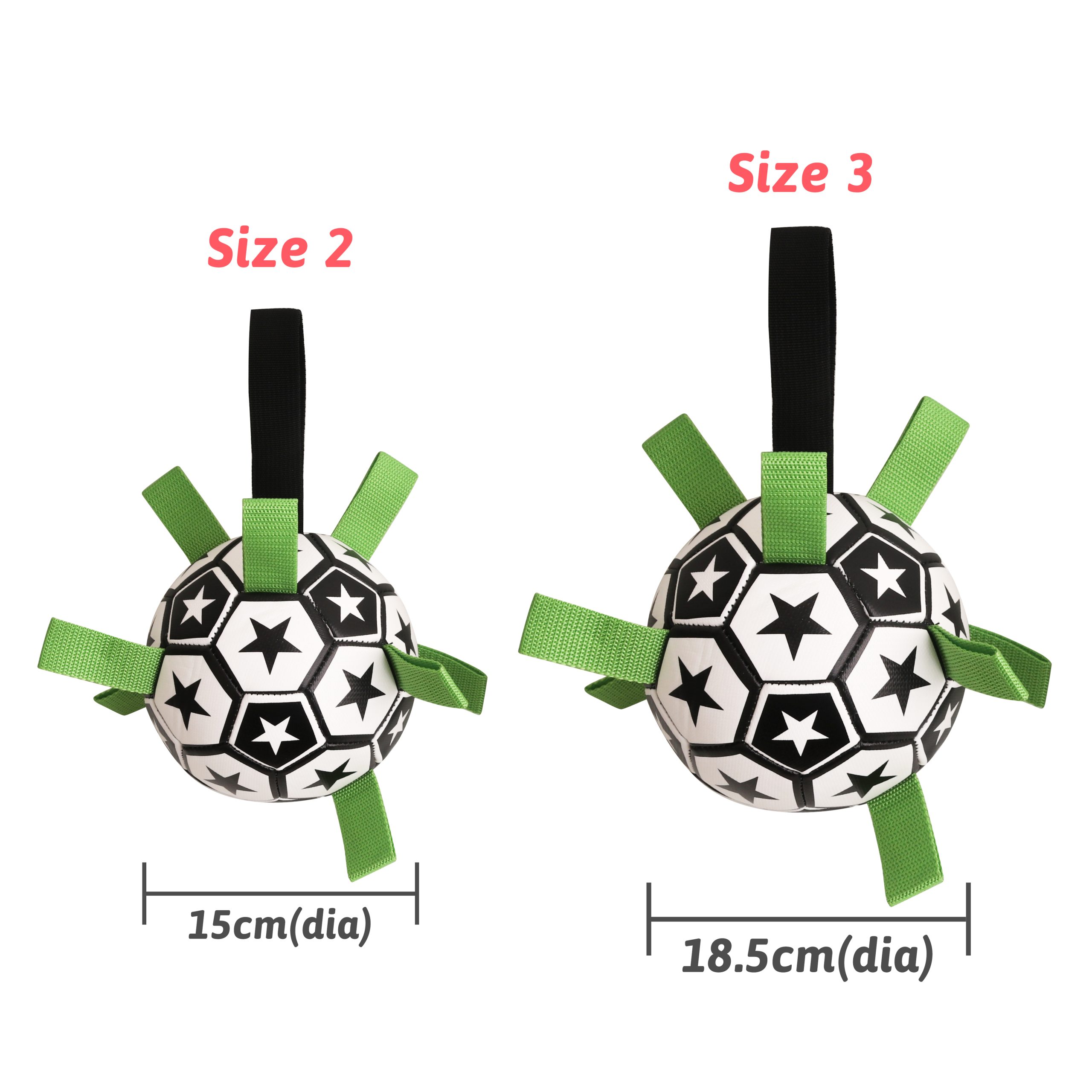 Dog Soccer Ball With Grab Tabs - Image 3