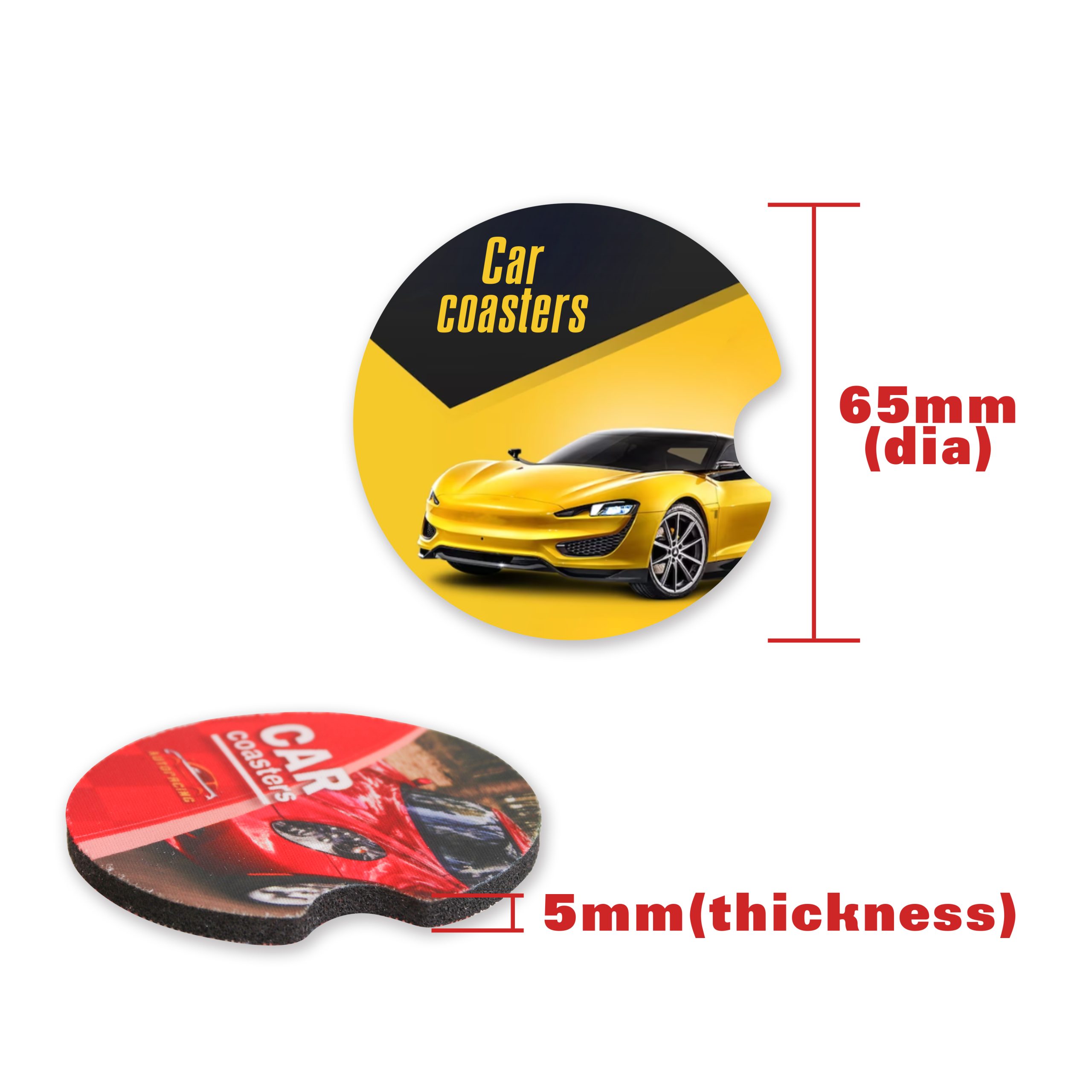 Full colour Car Coaster - Image 4