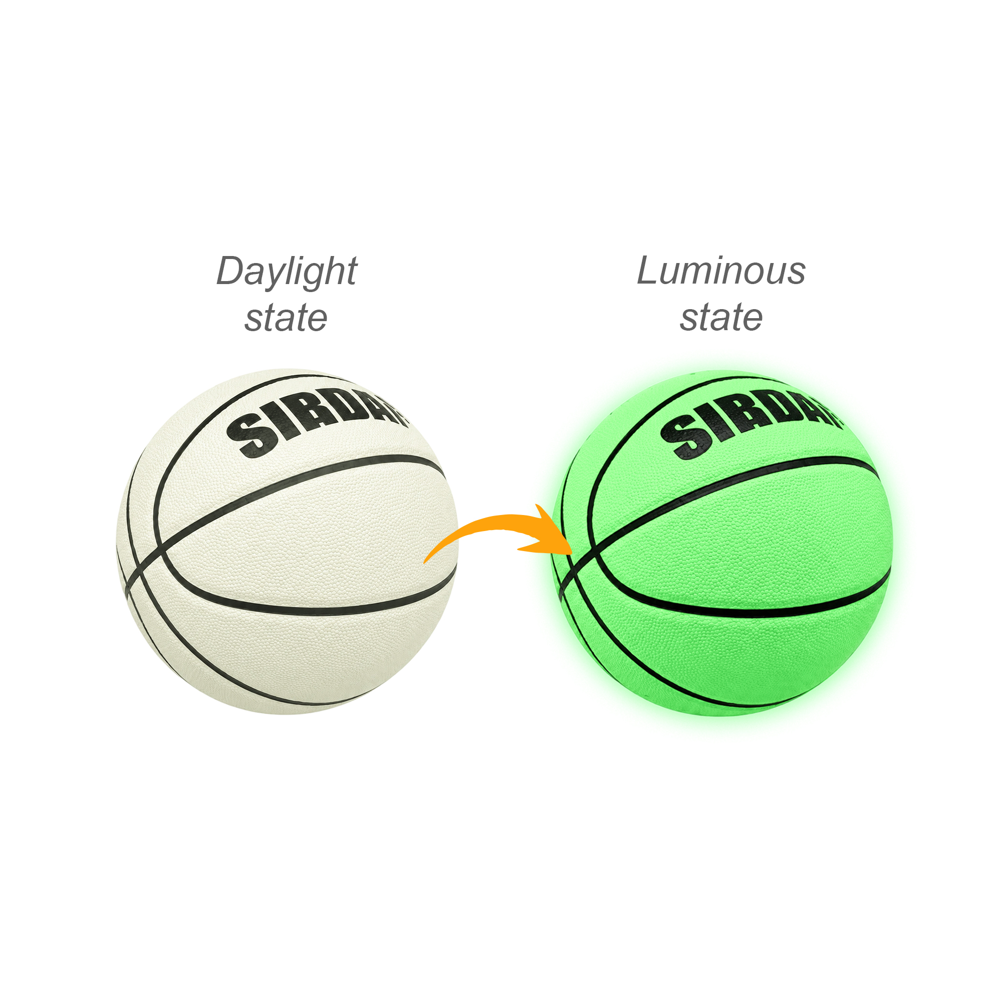 Glowing PU Basketball - Image 3