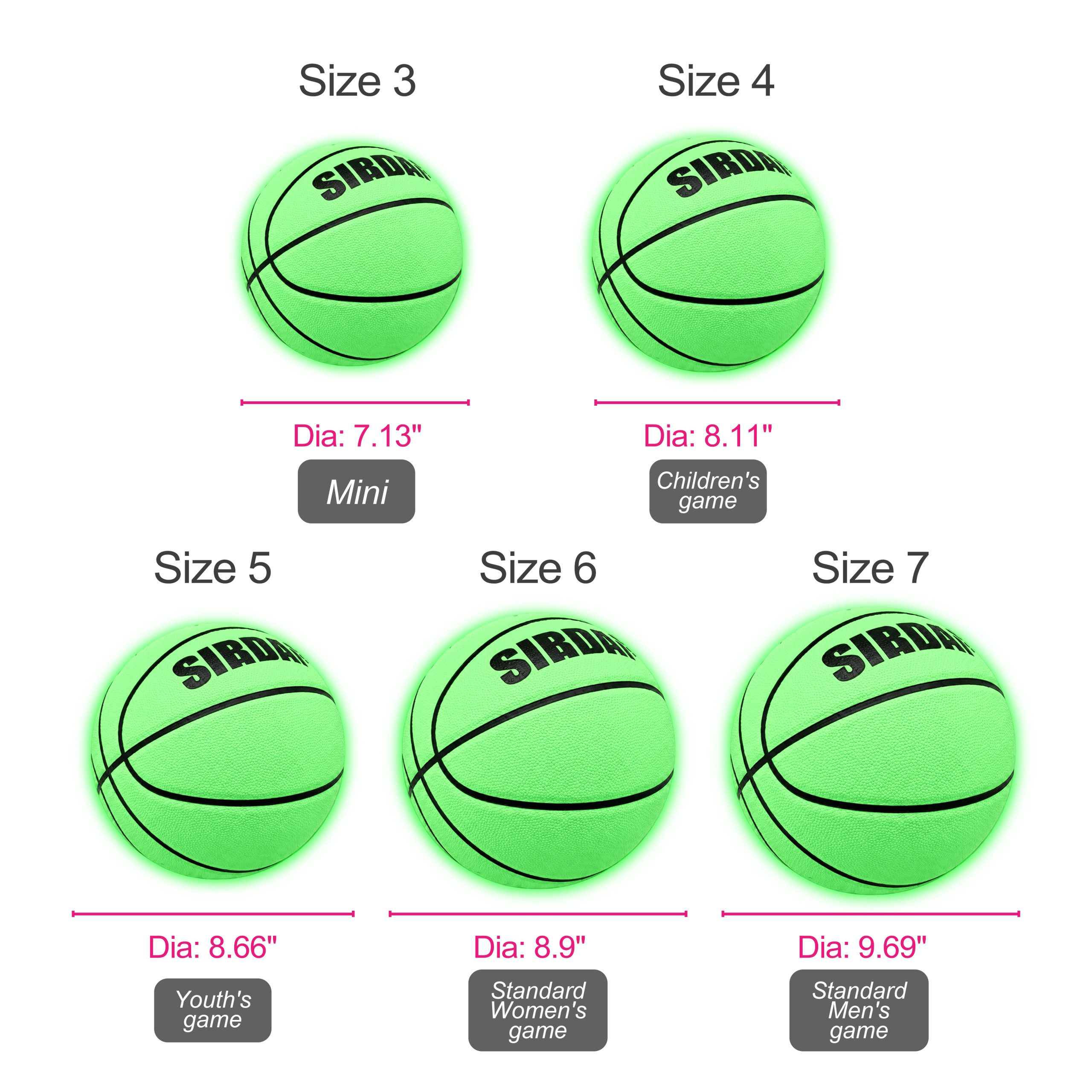 Glowing PU Basketball - Image 4