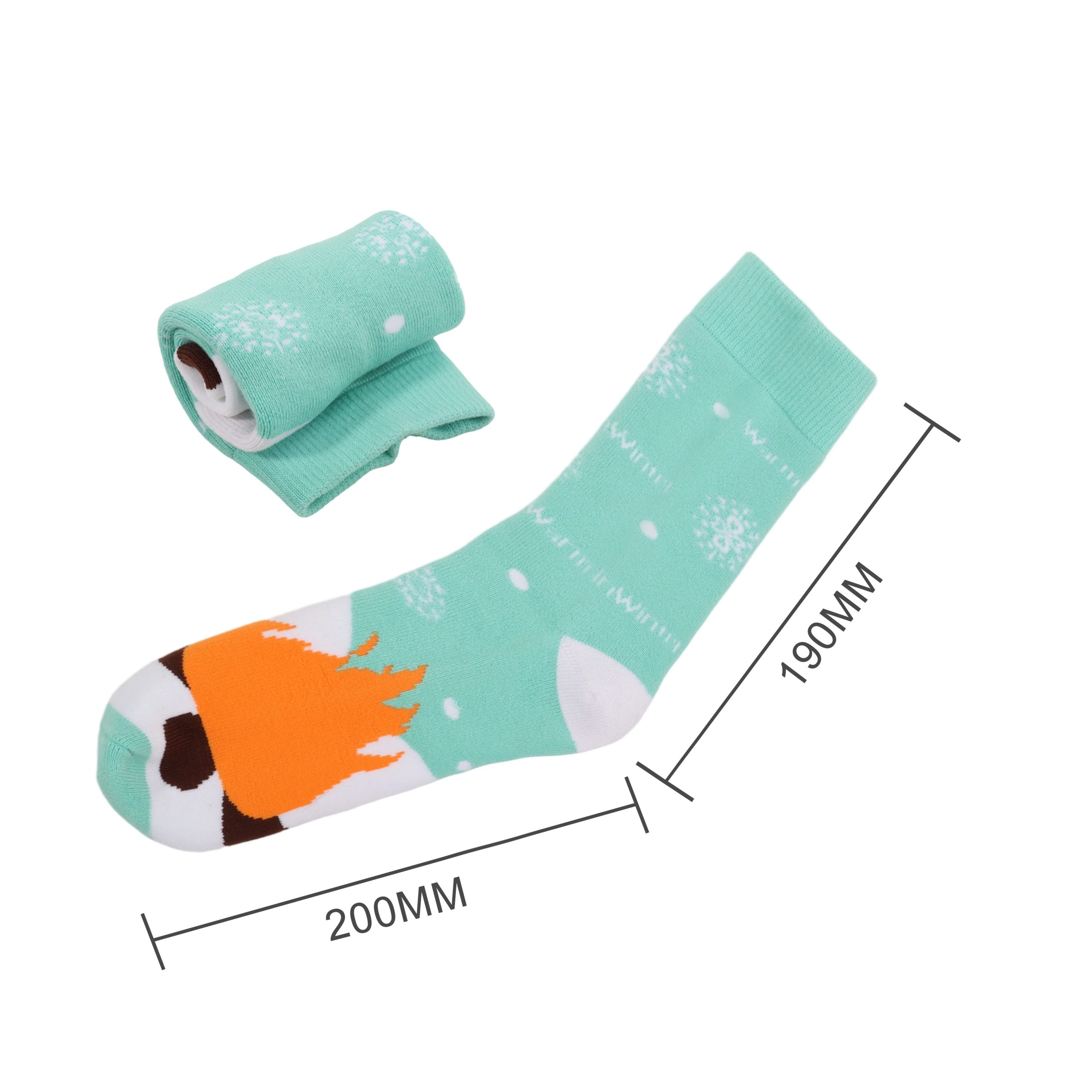 Crew Thermal Custom Pattern Socks - Image 5