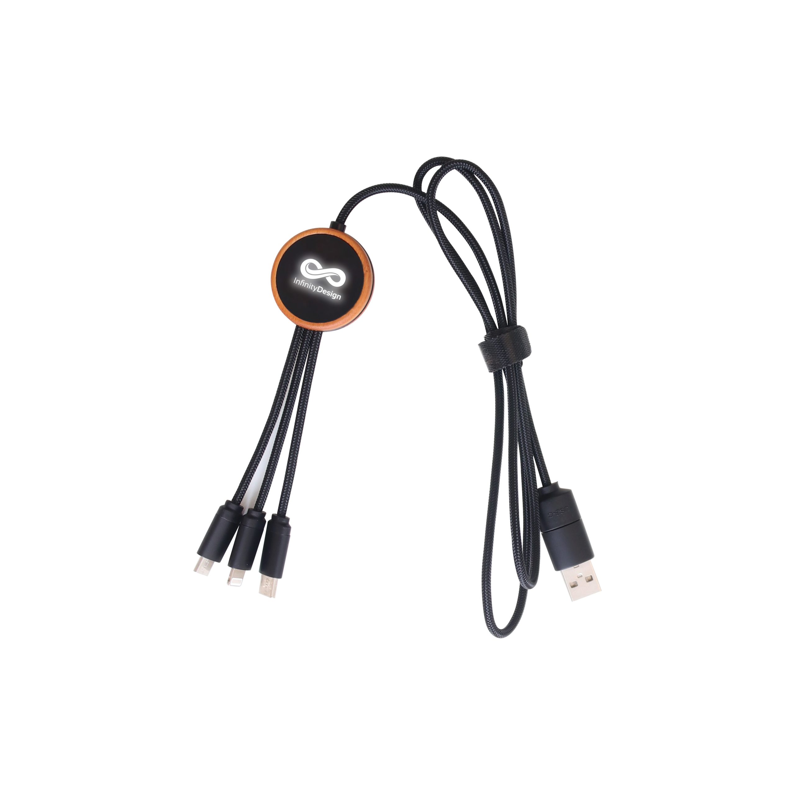 Long Light Up Charging Cable - Round Shape - Image 4