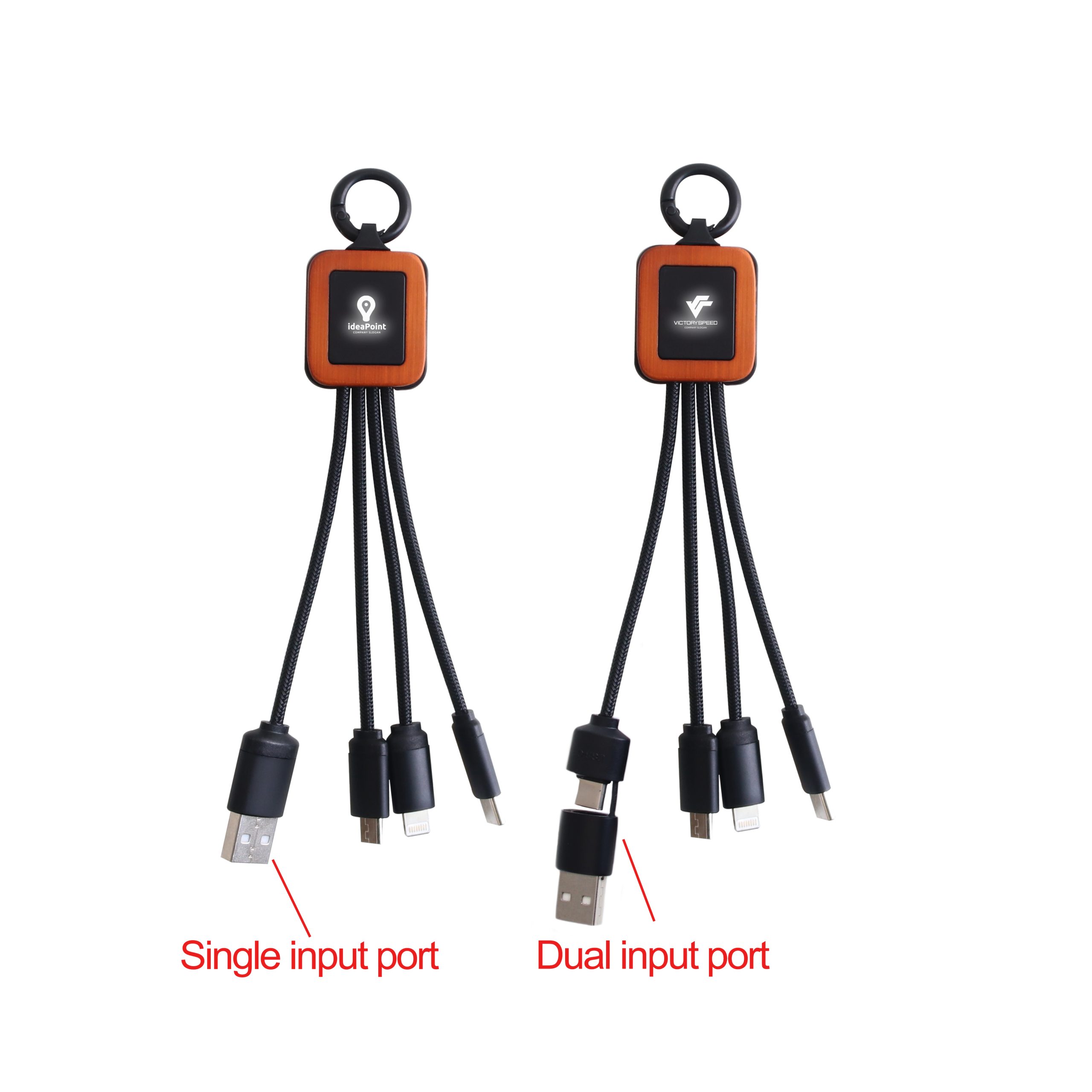 Light Up Charging Cable - Square Shape - Image 5