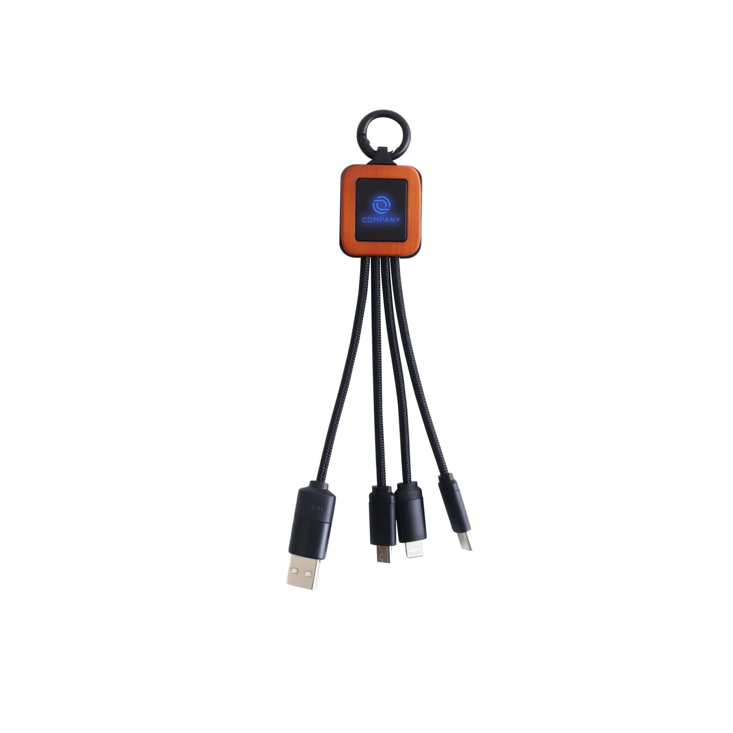 Light Up Charging Cable - Square Shape - Image 2