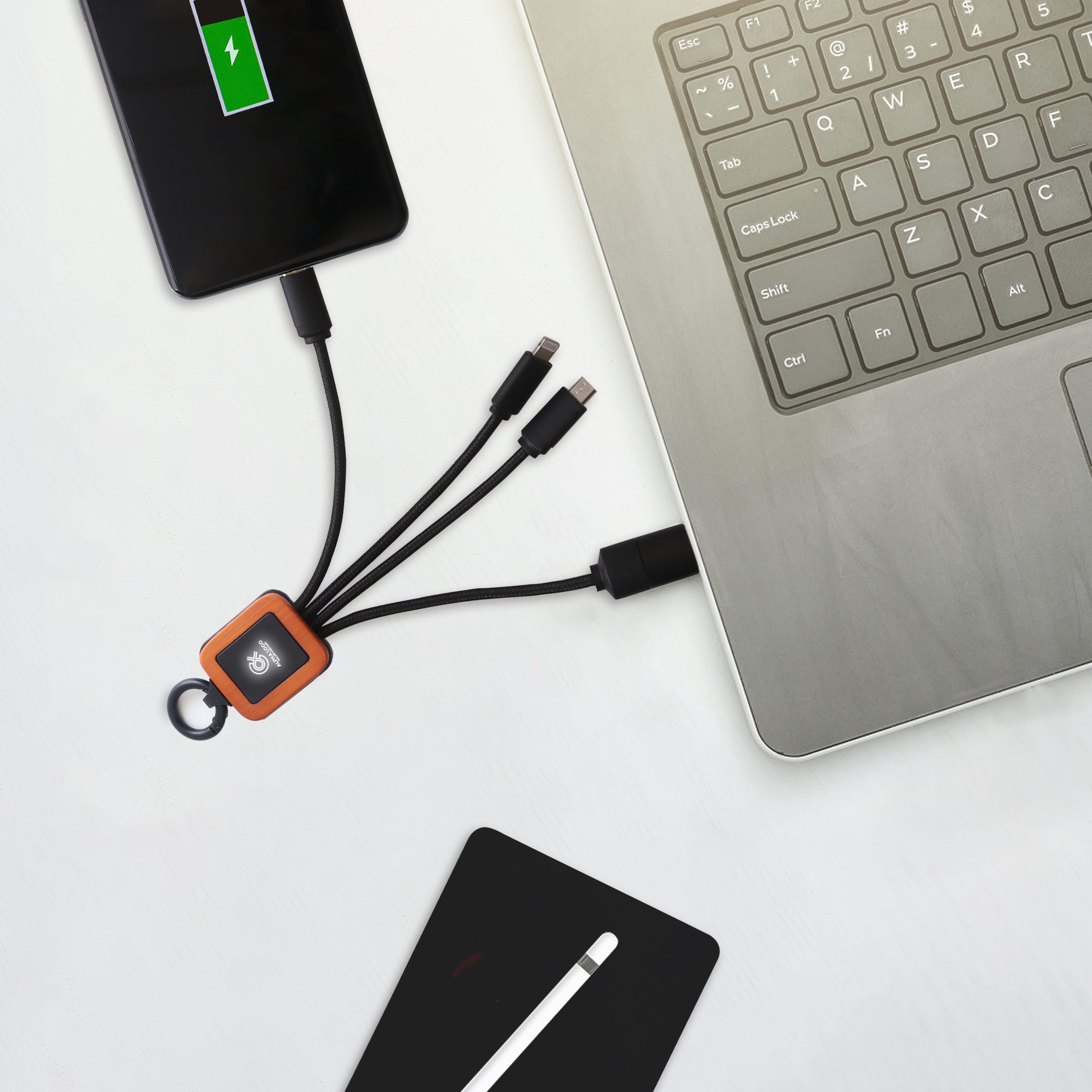 Light Up Charging Cable - Square Shape - Image 10