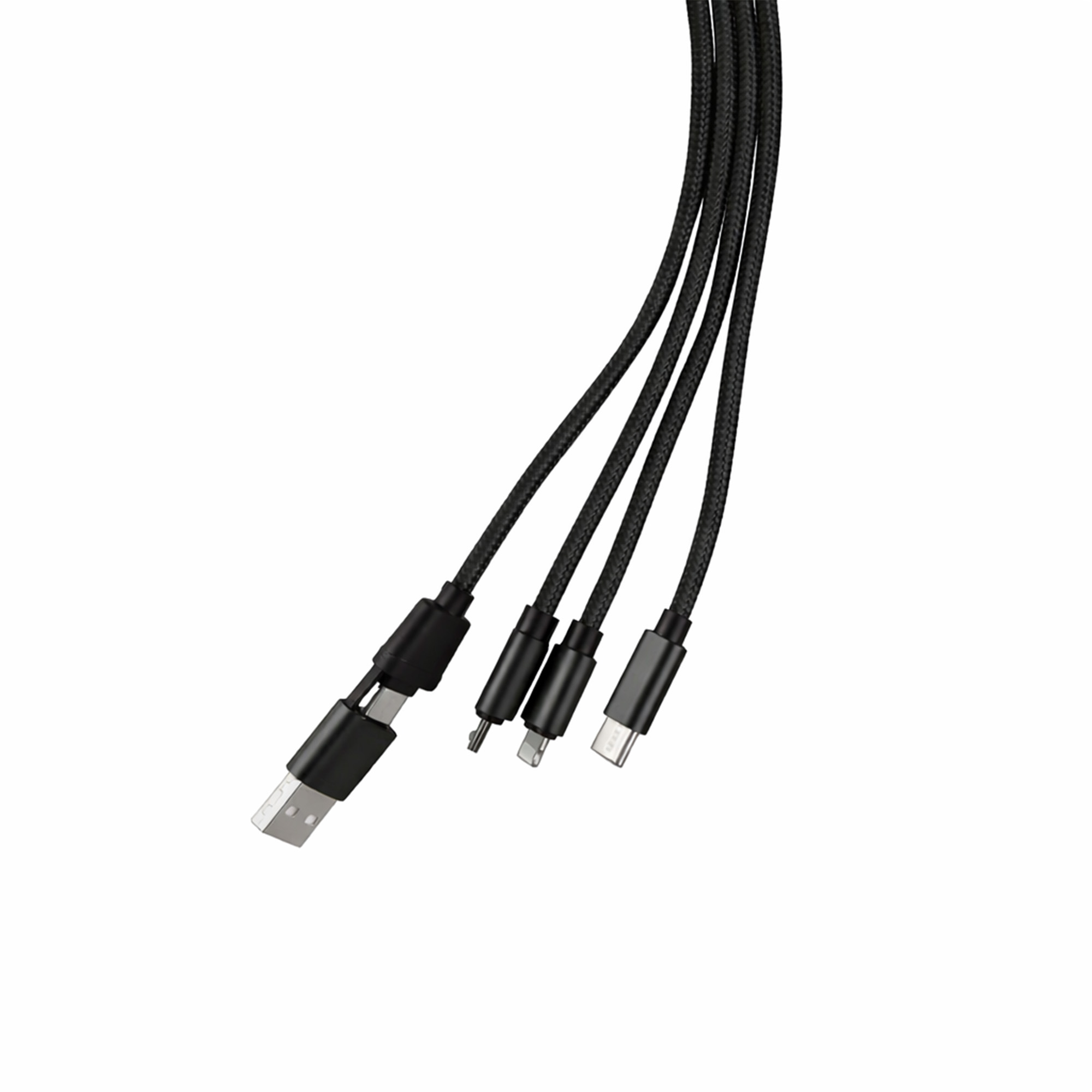 Custom Shape Light Up Charging Cable with Keyring - Image 7