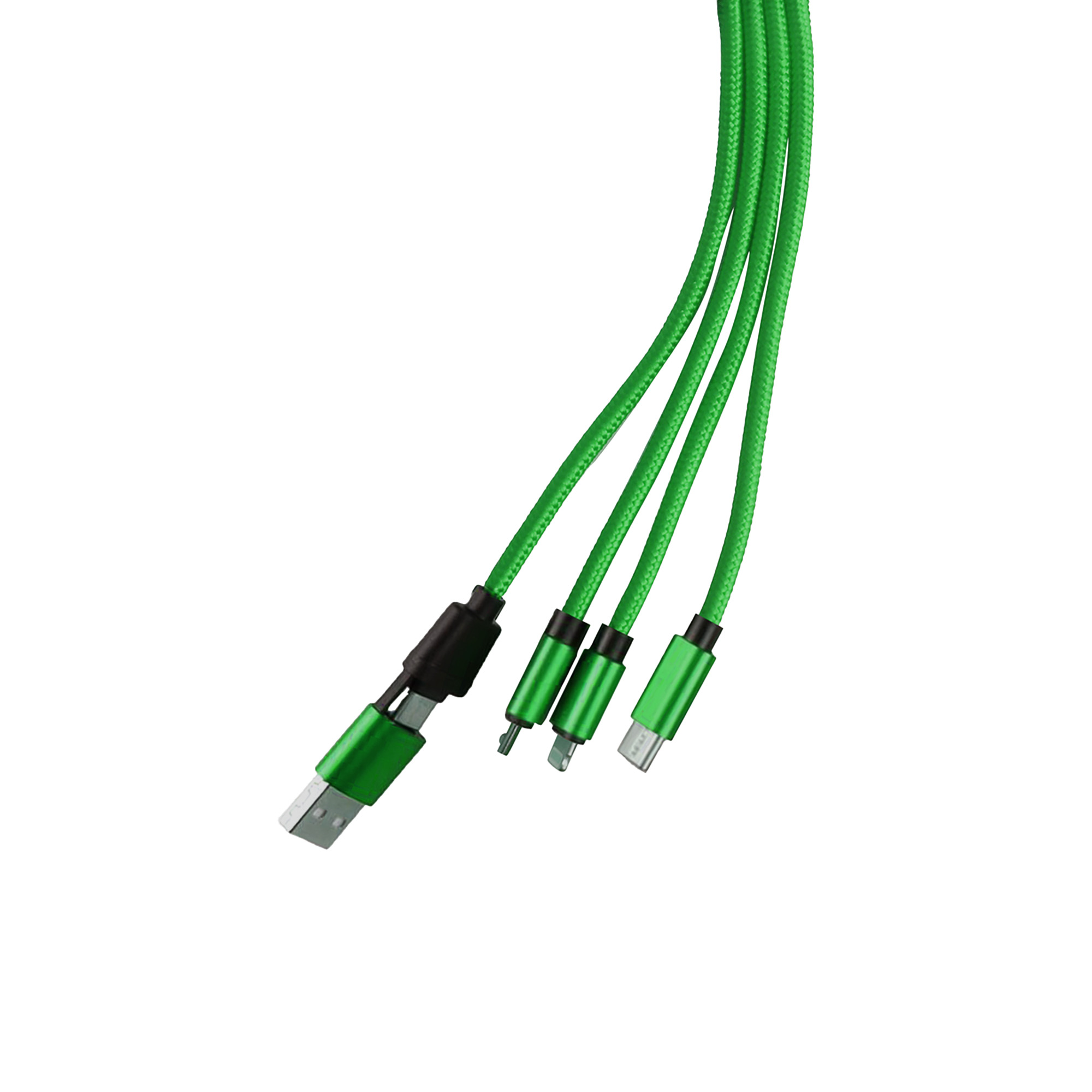 Custom Shape Light Up Charging Cable with Keyring - Image 5