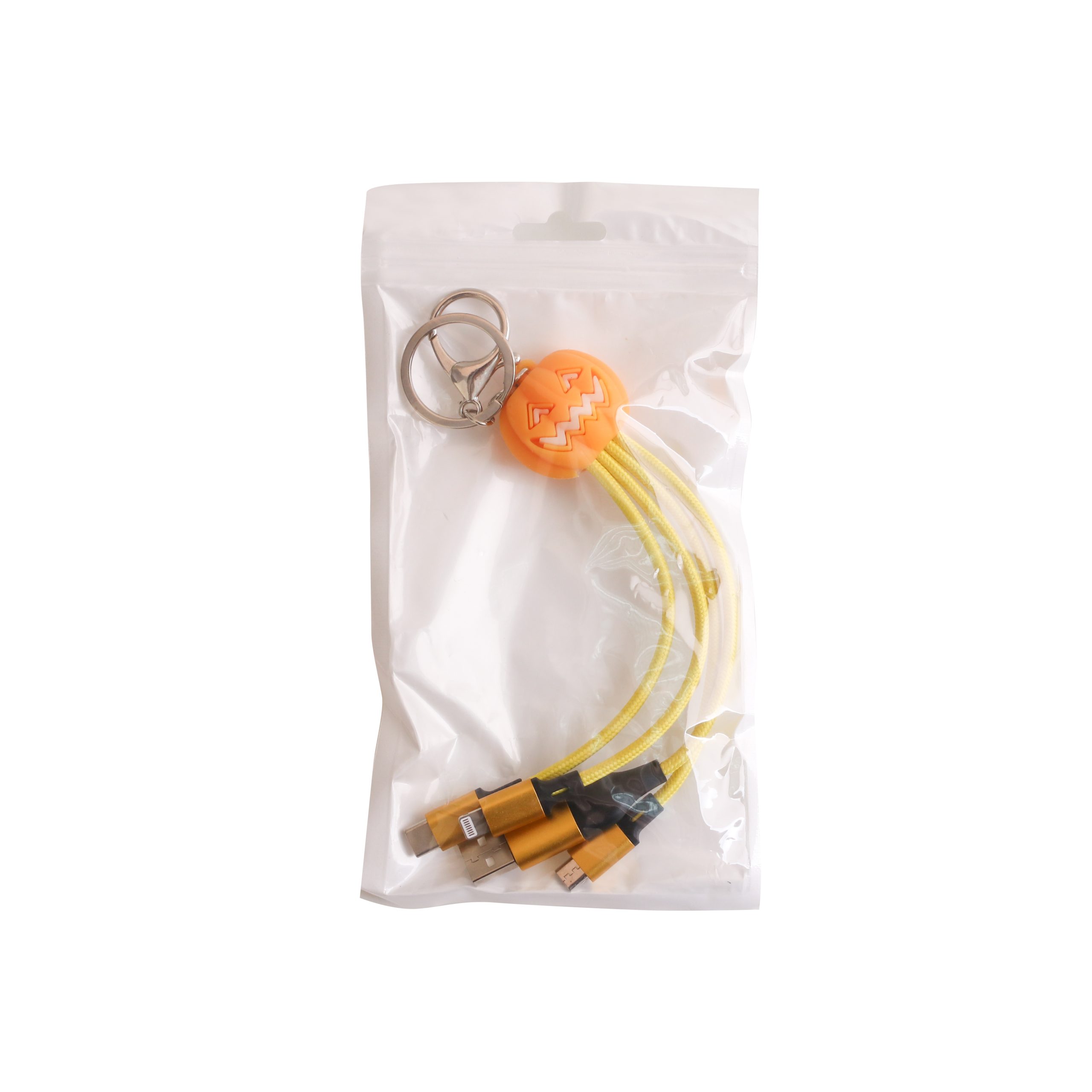 Custom Shape Light Up Charging Cable with Keyring - Image 11