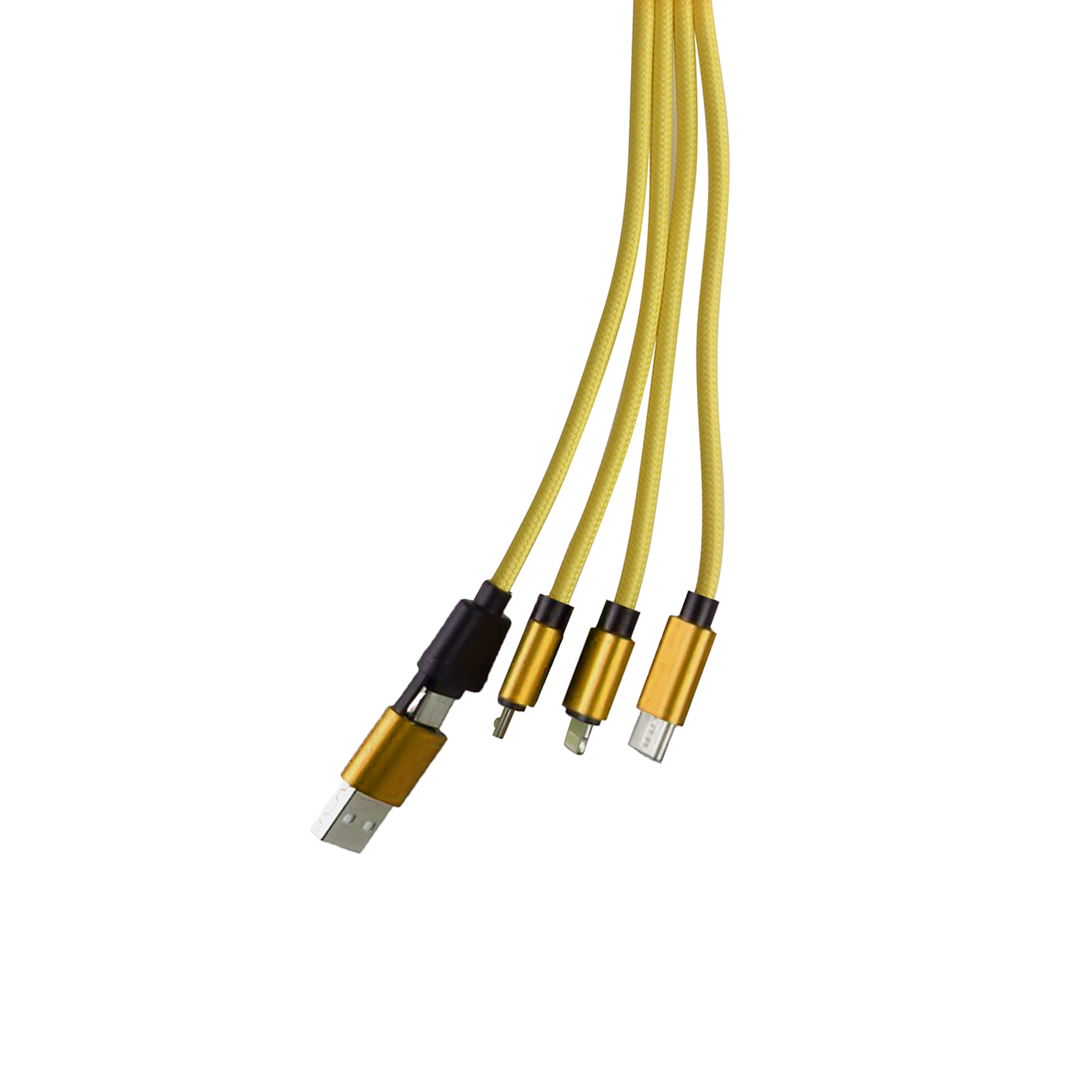 Custom Shape Light Up Charging Cable with Keyring - Image 2