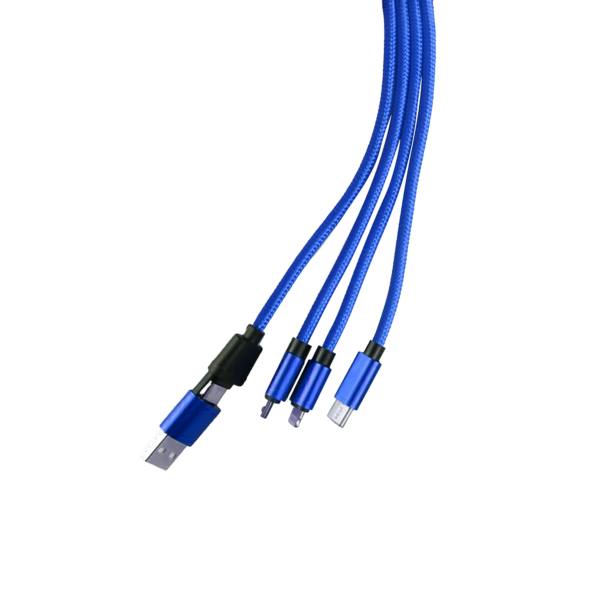 Custom Shape Light Up Charging Cable with Keyring - Image 4