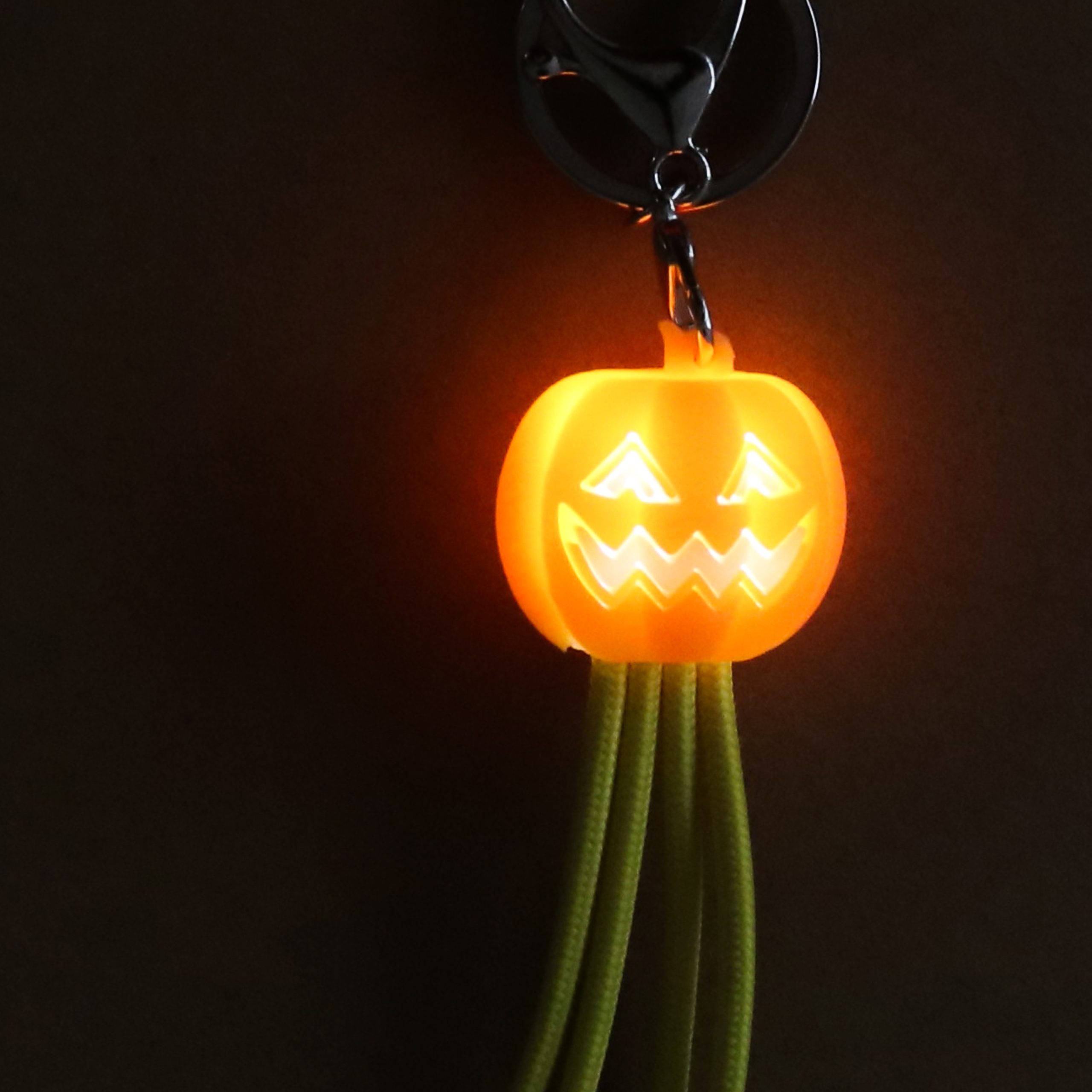 Custom Shape Light Up Charging Cable with Keyring - Image 12