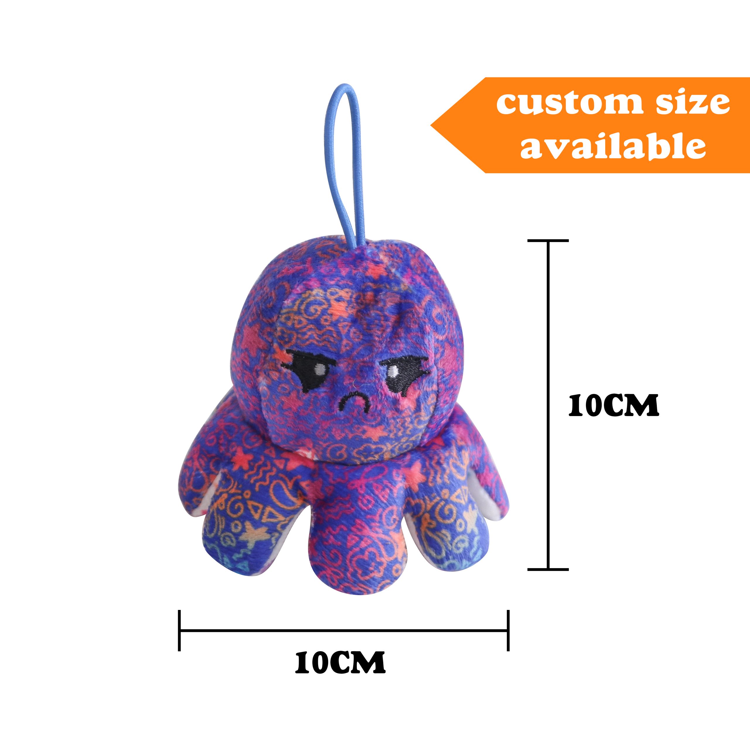 Small Reversible Octopus Plush Toy - Image 4