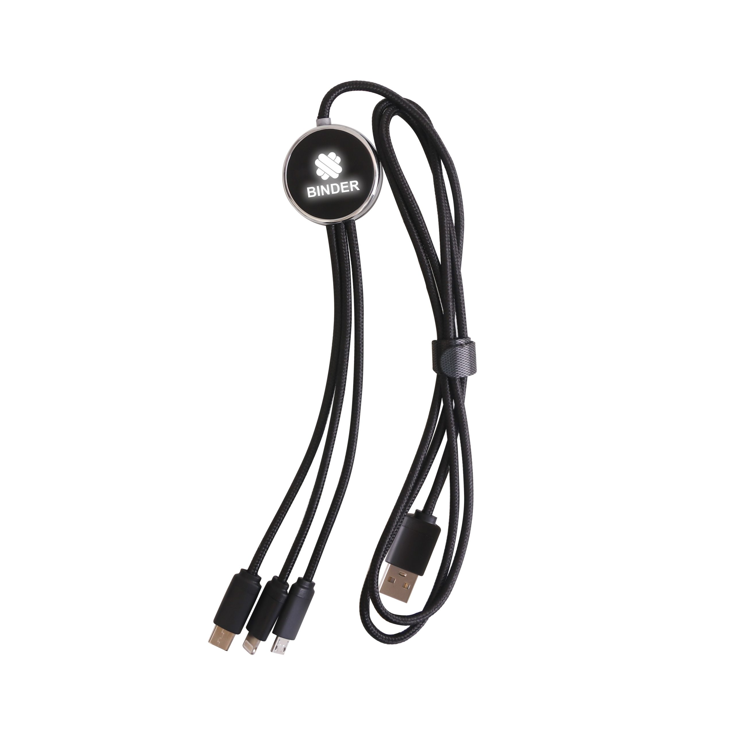 3-In-1 Light Up 1.2m Long Charging Cable - Image 4