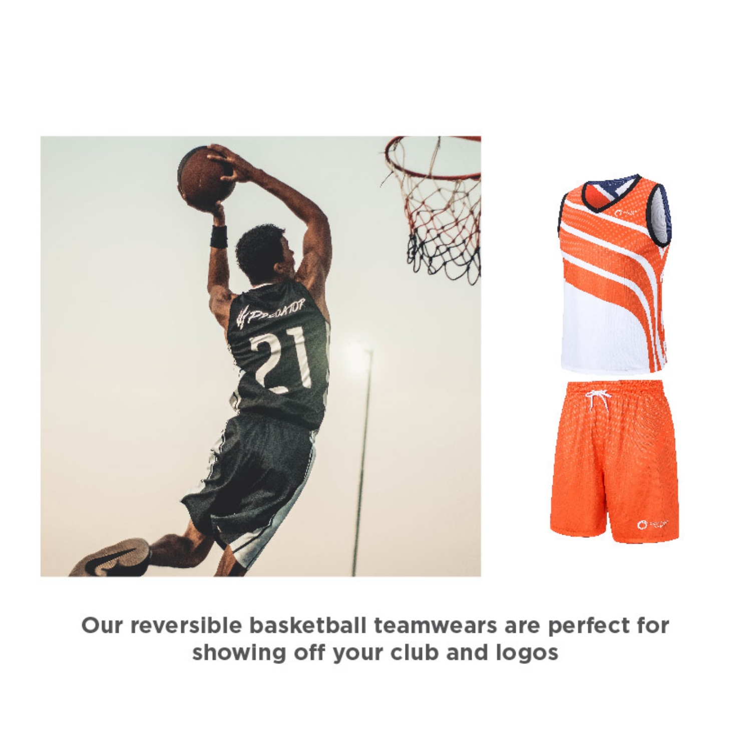 Unisex Adults 100% Polyester Sublimated Reversible Basketball Shorts - Image 7