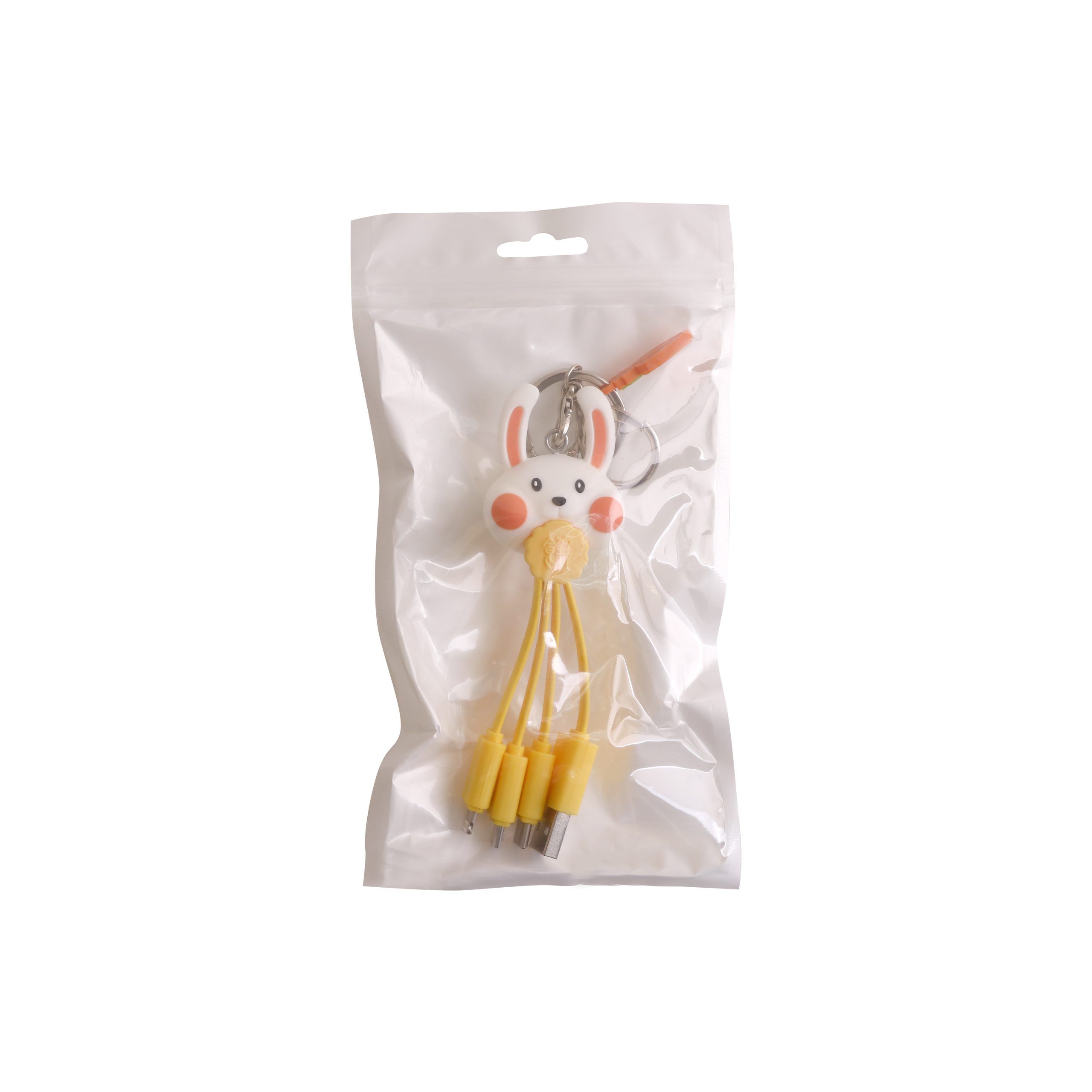 Custom Shape PVC Charging Cable with Keyring - Image 5