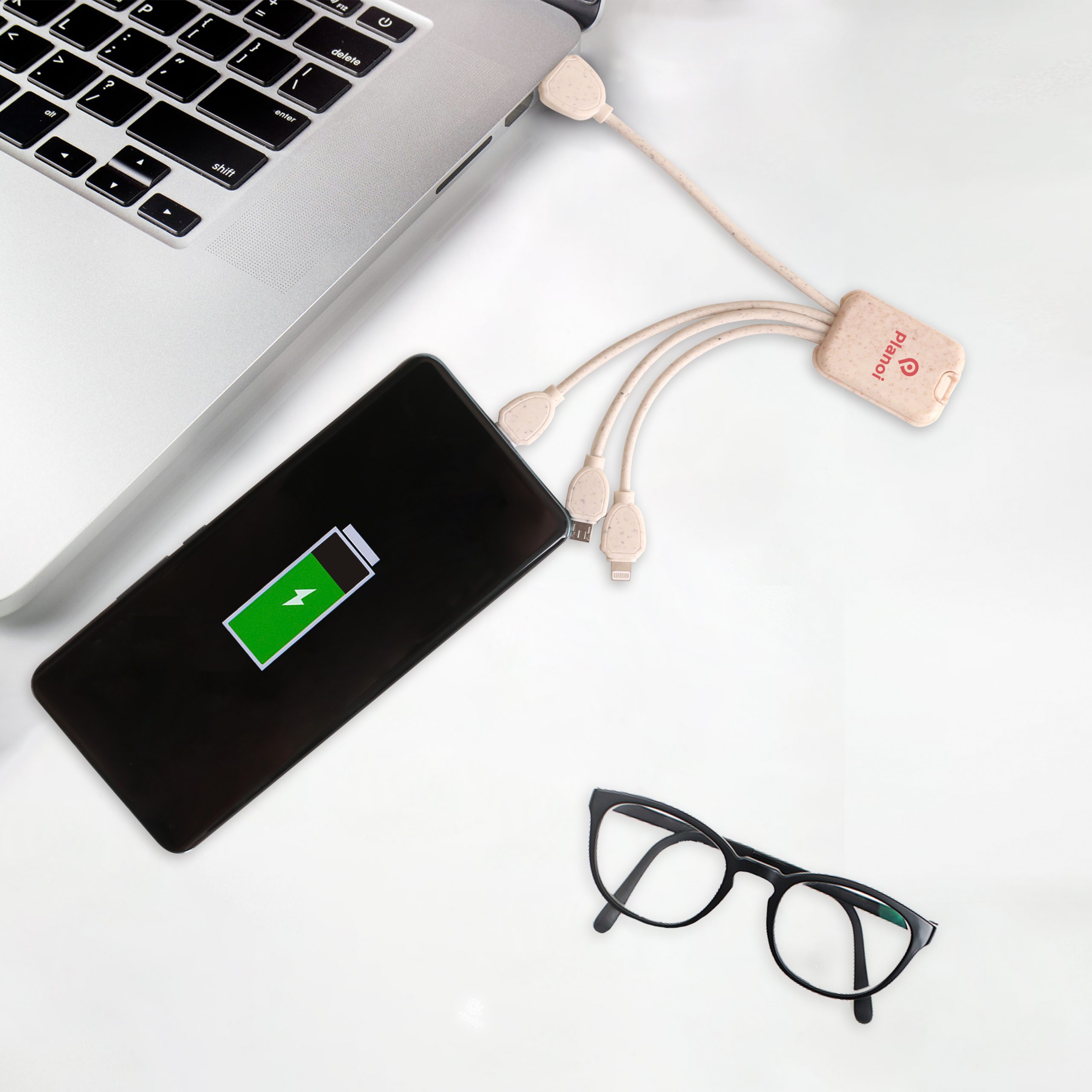Wheat Straw Charging Cable - Square Shape A - Image 7