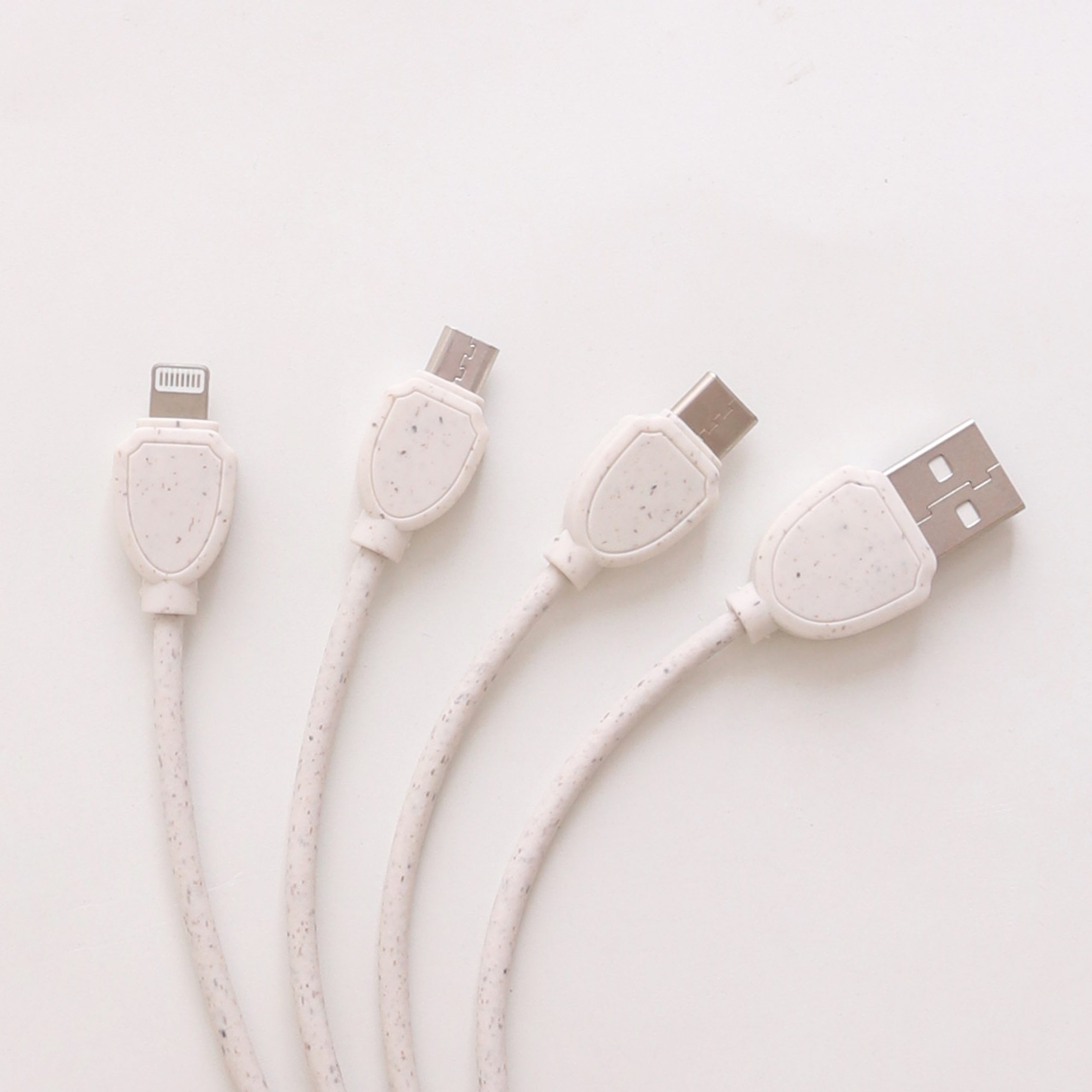 Wheat Straw Charging Cable - Round Shape - Image 4