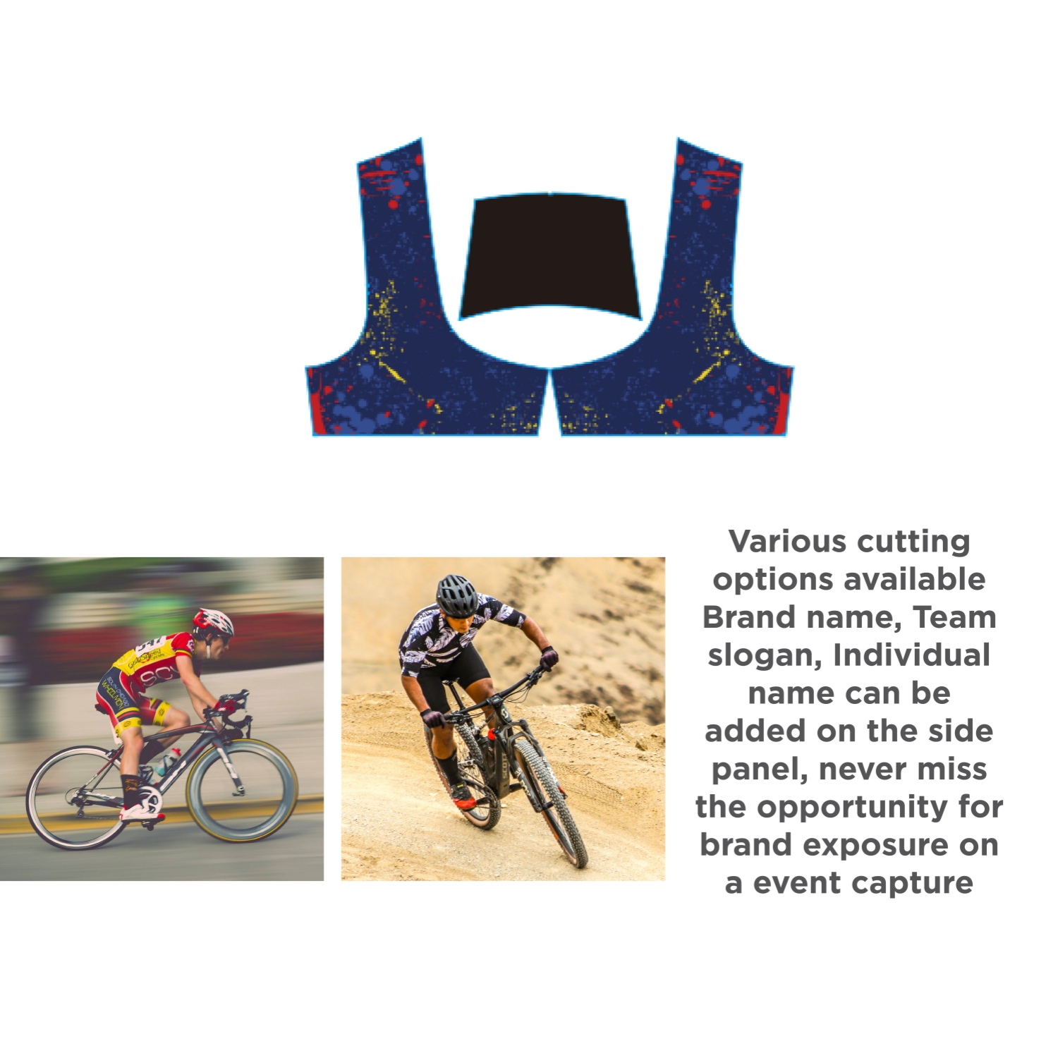 Men's Sublimated Cycling Tights - Image 10