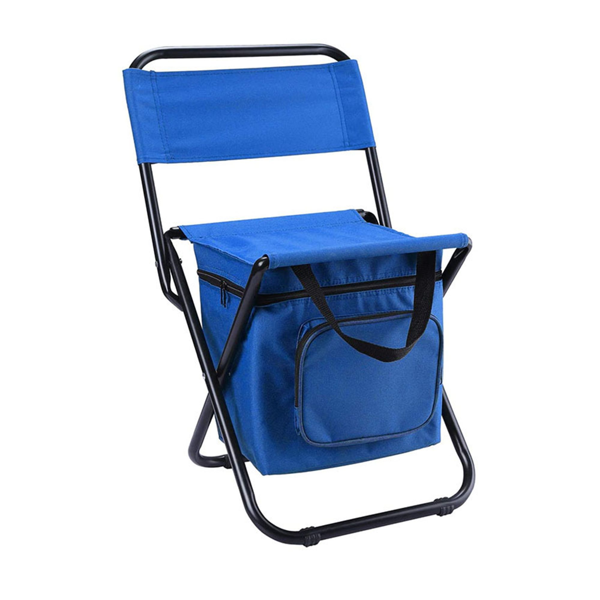 Adult Foldable Camping Chair with Cooler Bag - Image 3