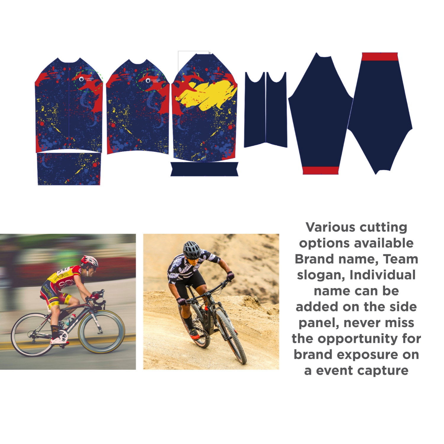 Men's Sublimated Long Sleeve Cycling Jersey - Image 6