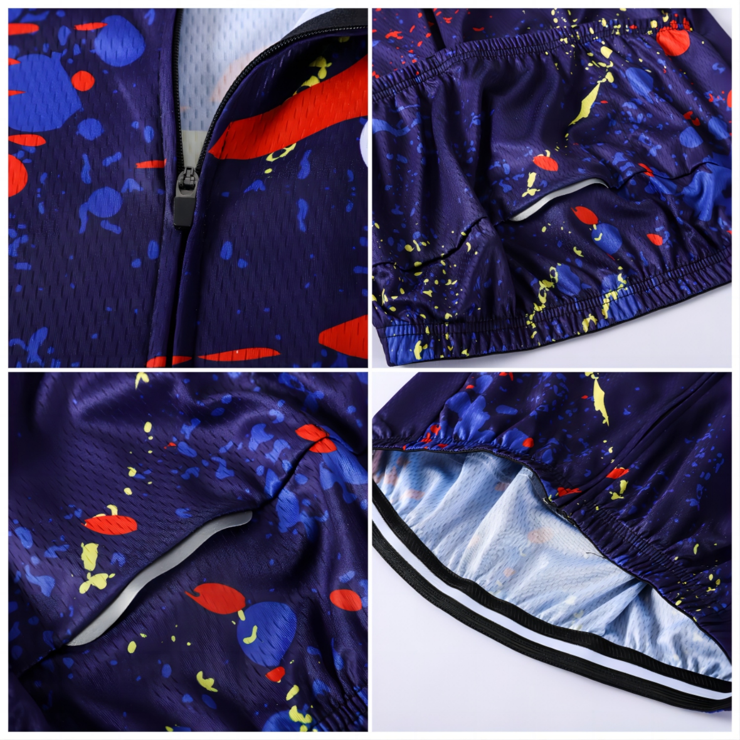 Men's Sublimated Long Sleeve Cycling Jersey - Image 9