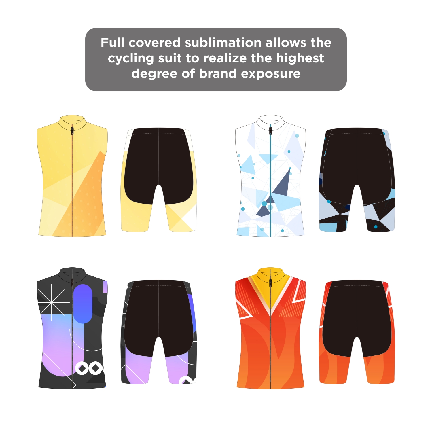 Men's Sublimated Cycling Shorts - Image 6
