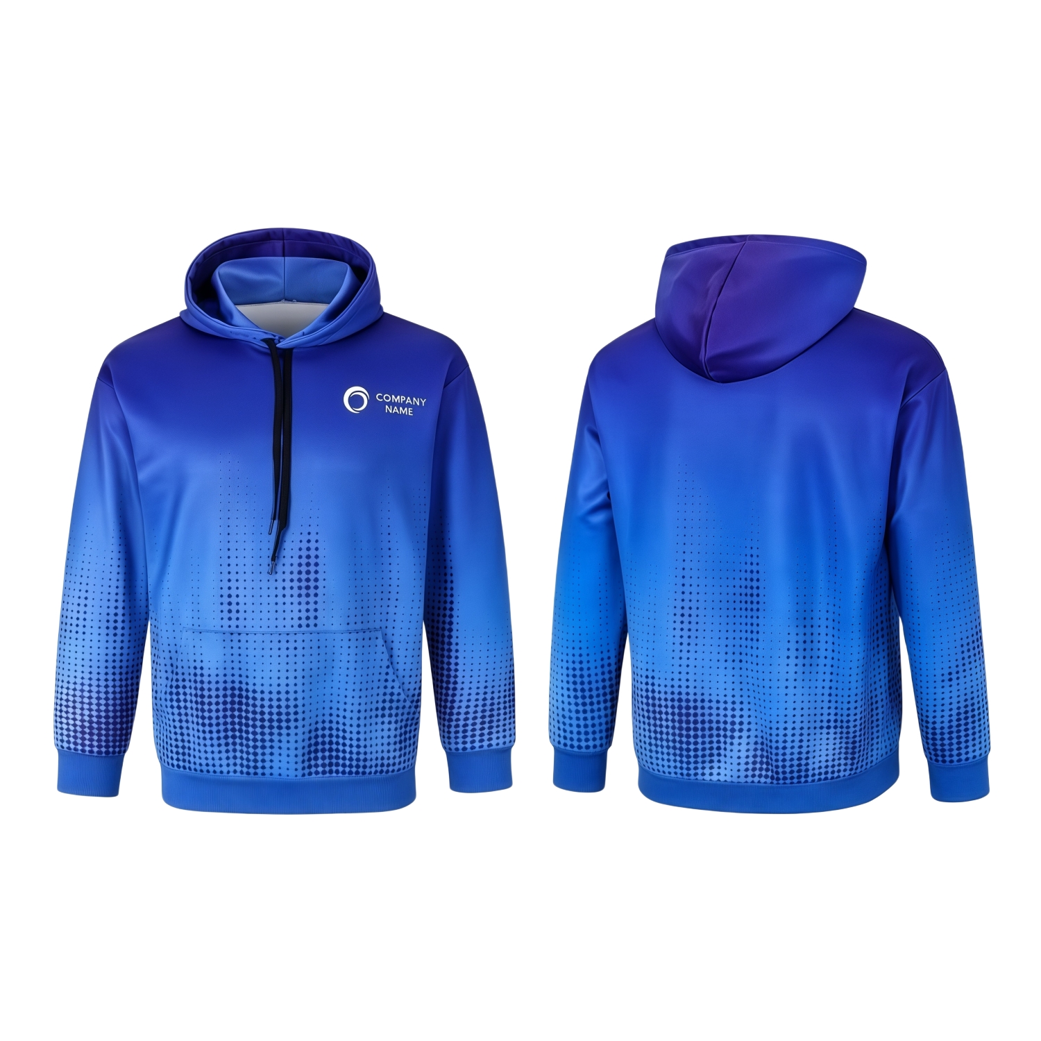 Unisex Adults Polyester Spandex Sublimated Hoodie With Pocket - Image 4