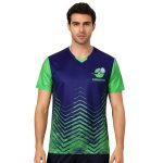Unisex Adults 100% Polyester Sublimated Insert Collar T-shirt
