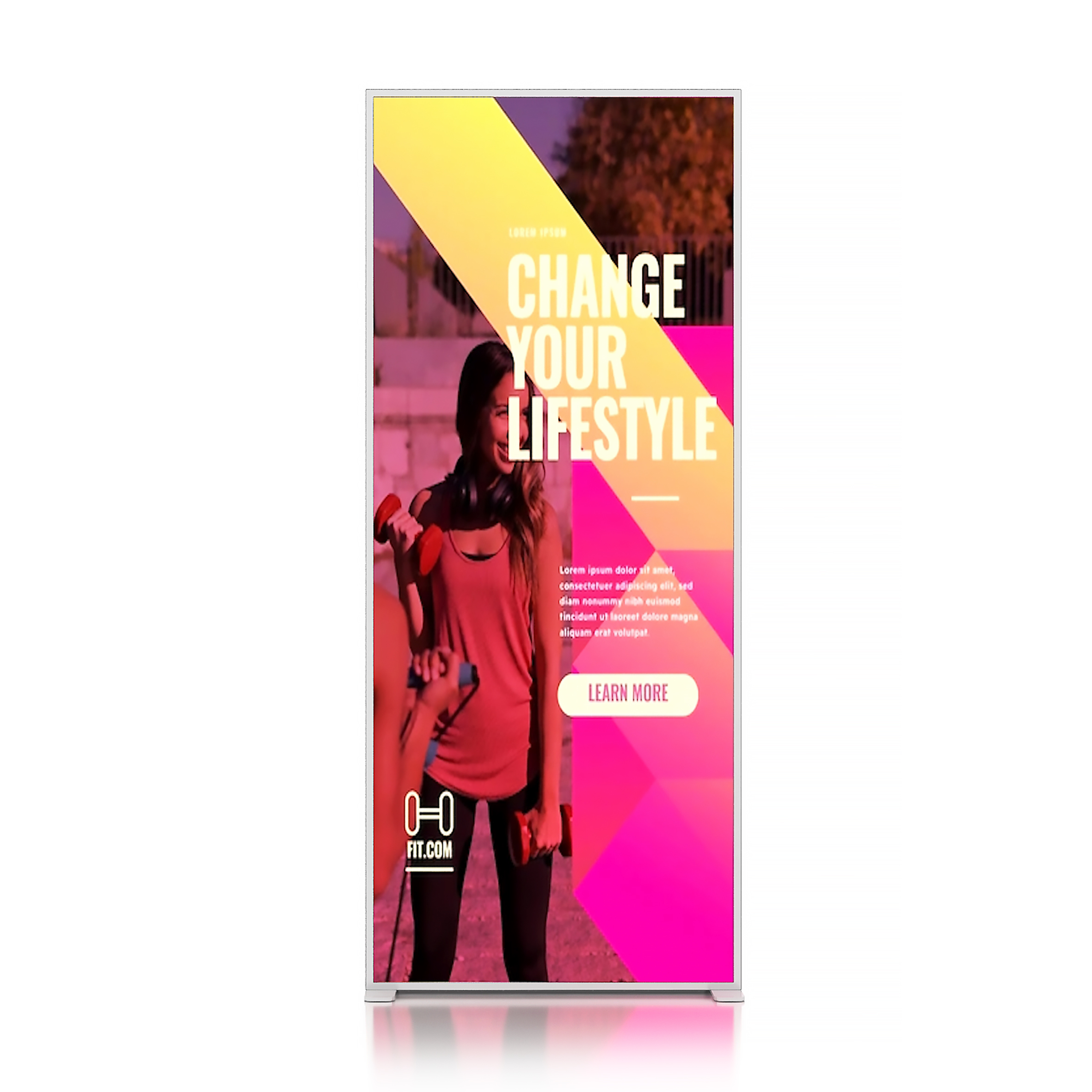 SEG Backlit LED Light Box Display (100 x 240cm) - Image 2