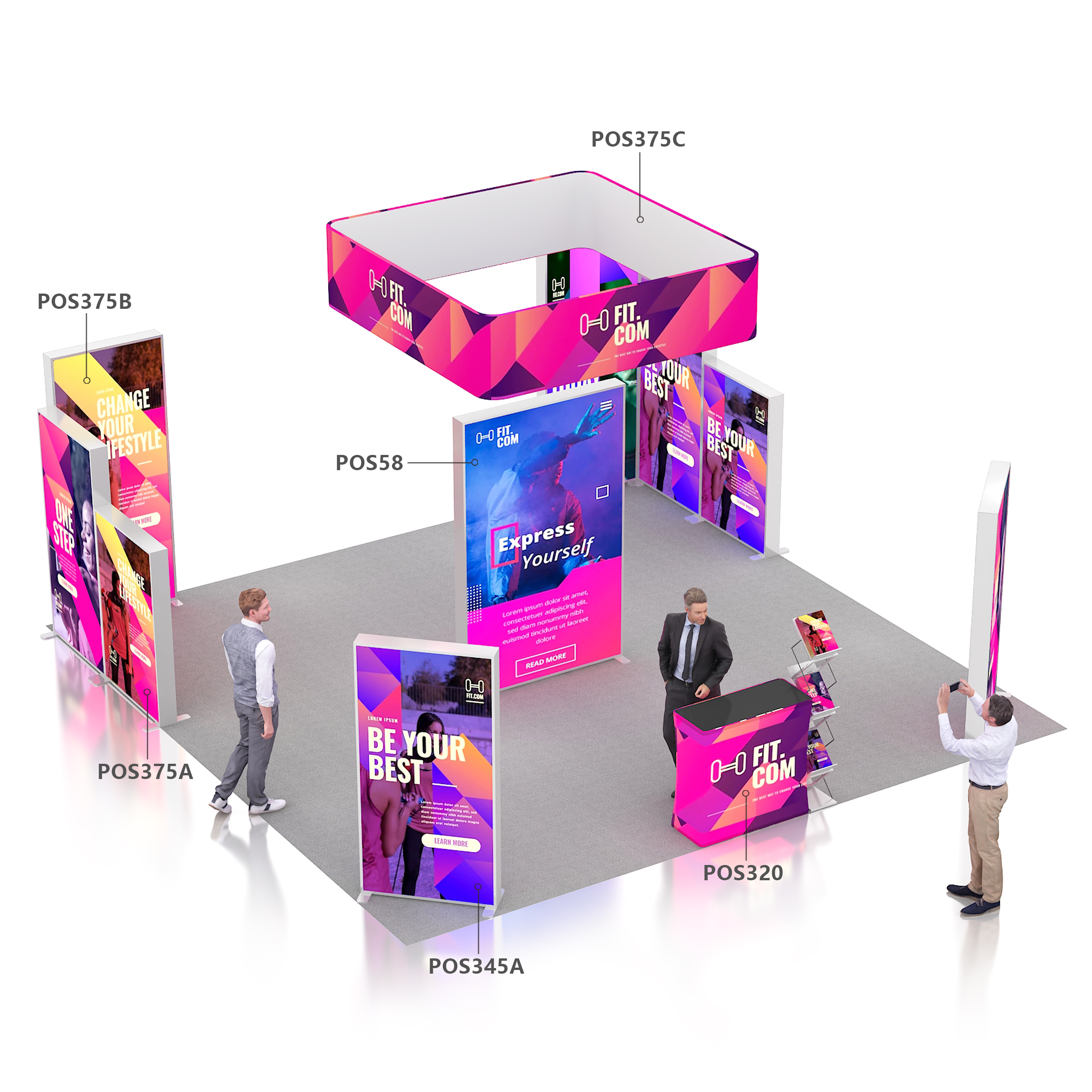 SEG Backlit LED Light Box Display (100 x 150cm) - Image 3