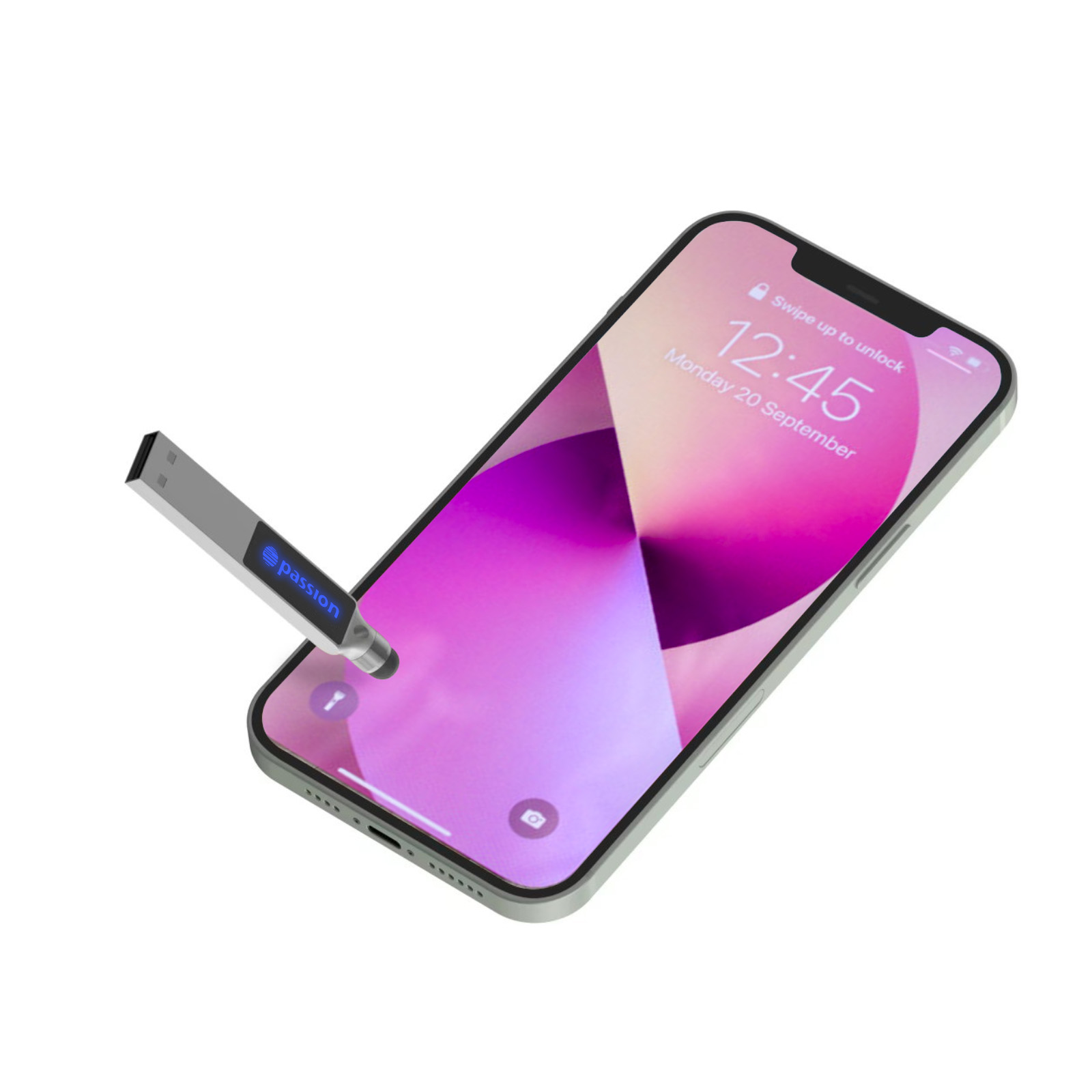 Stylus Backlit Logo Flash Drive - Image 5
