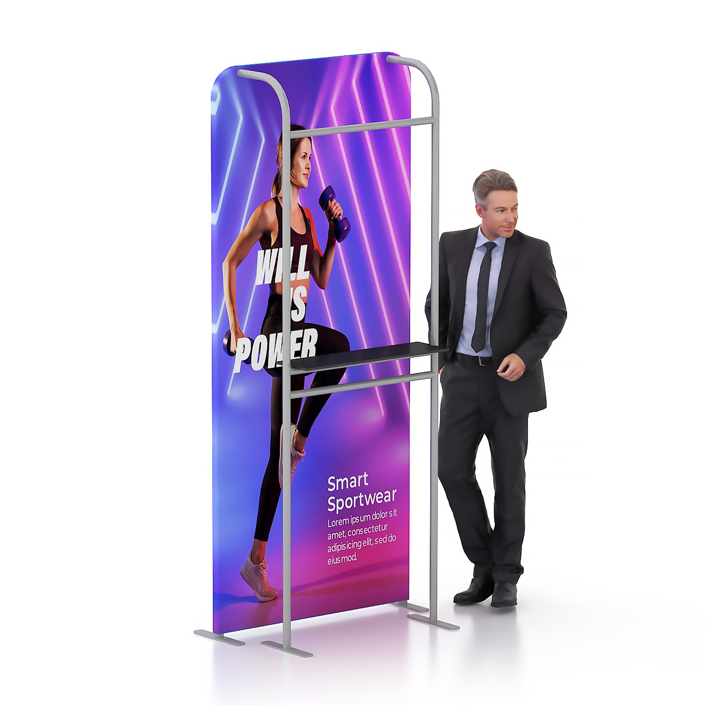 Banner Stand Merchandise Display - Image 2