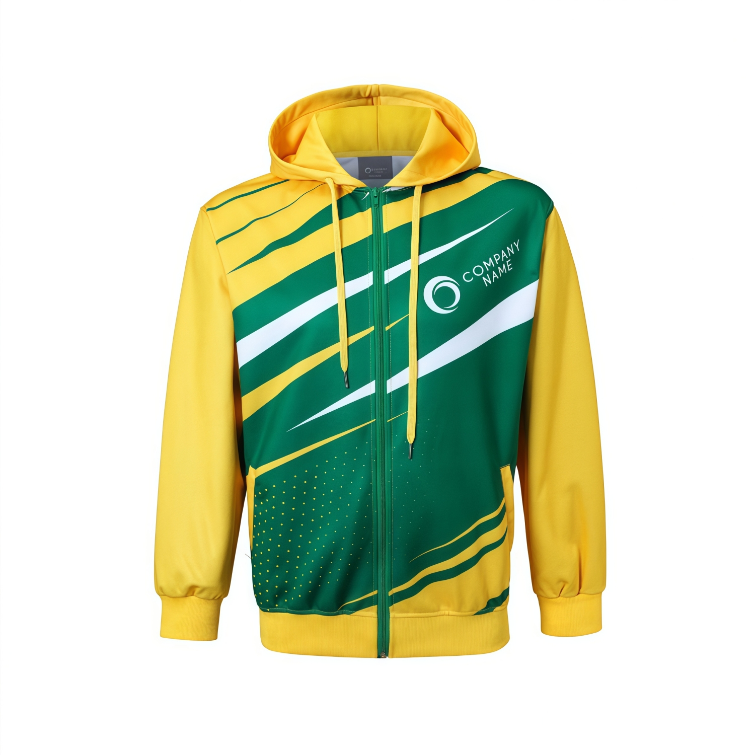 Men's Polyester Sublimated Training Track Jacket - Image 3