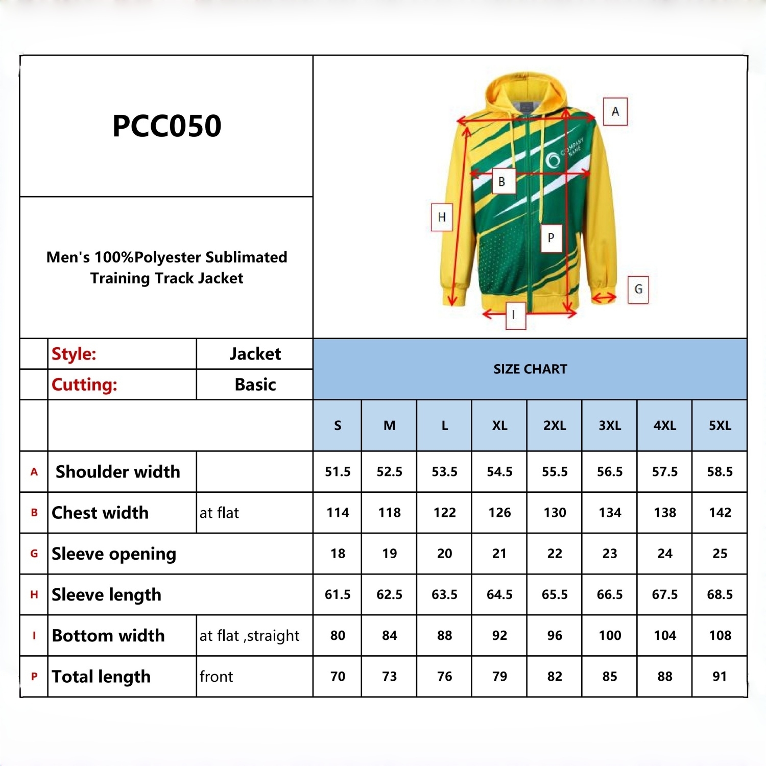 Men's Polyester Sublimated Training Track Jacket - Image 10