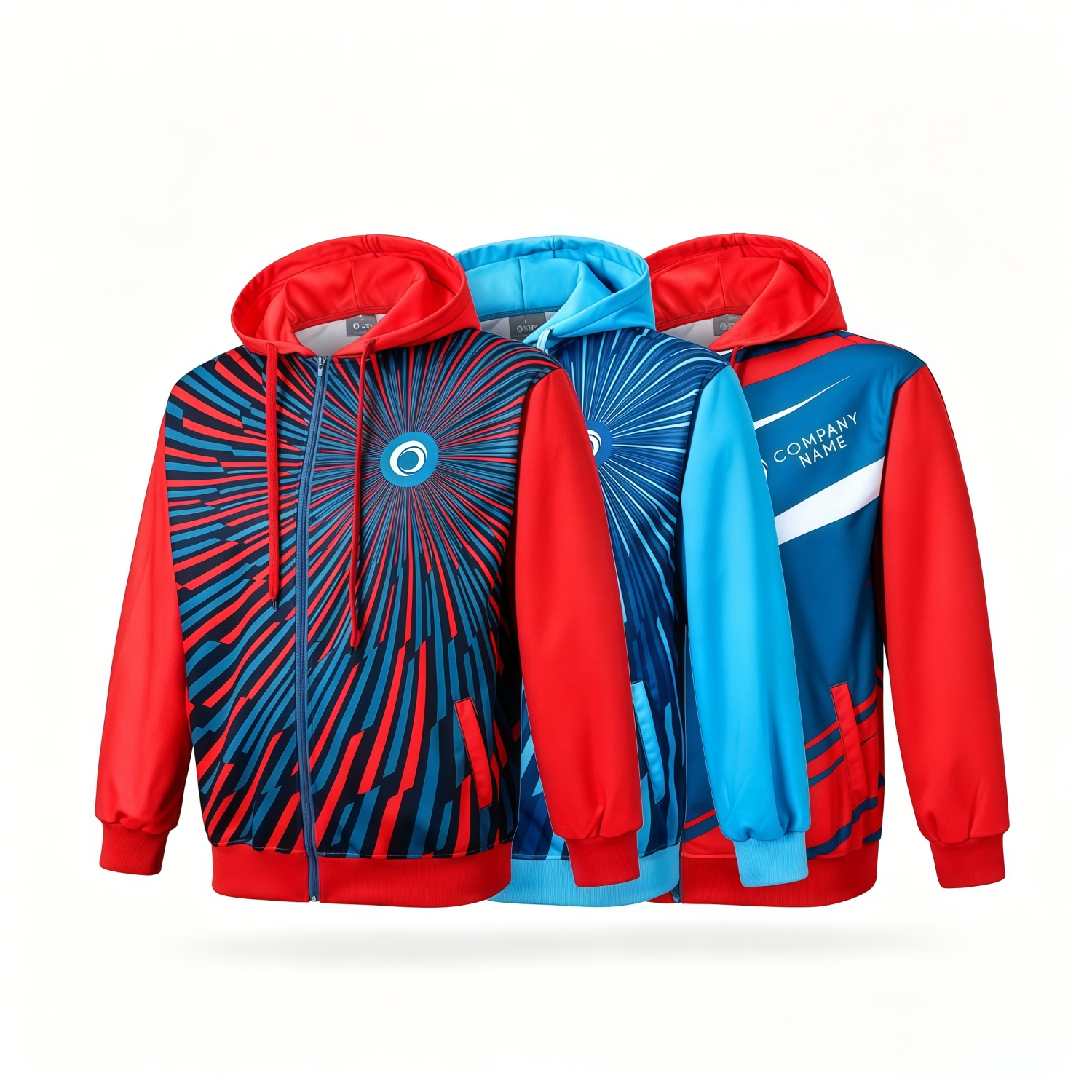 Men's Polyester Sublimated Training Track Jacket - Image 4