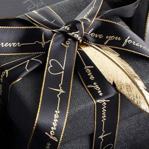 22mm Width Gold-edged Ribbon