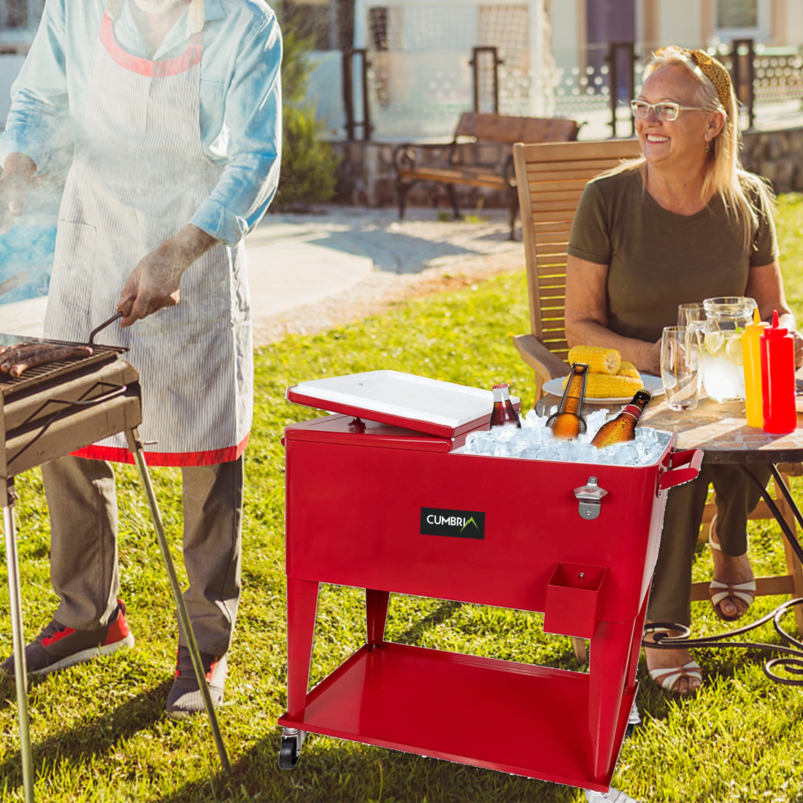 75L Cooler Box Trolley - Image 8